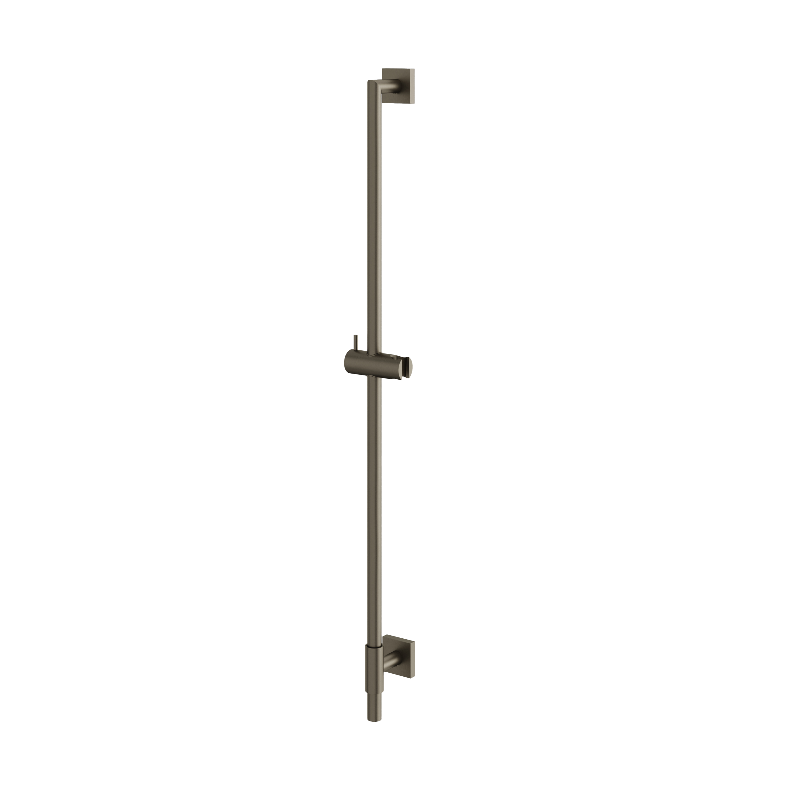 Aquabrass Round Rail with Square Flange and Slider by Aquabrass