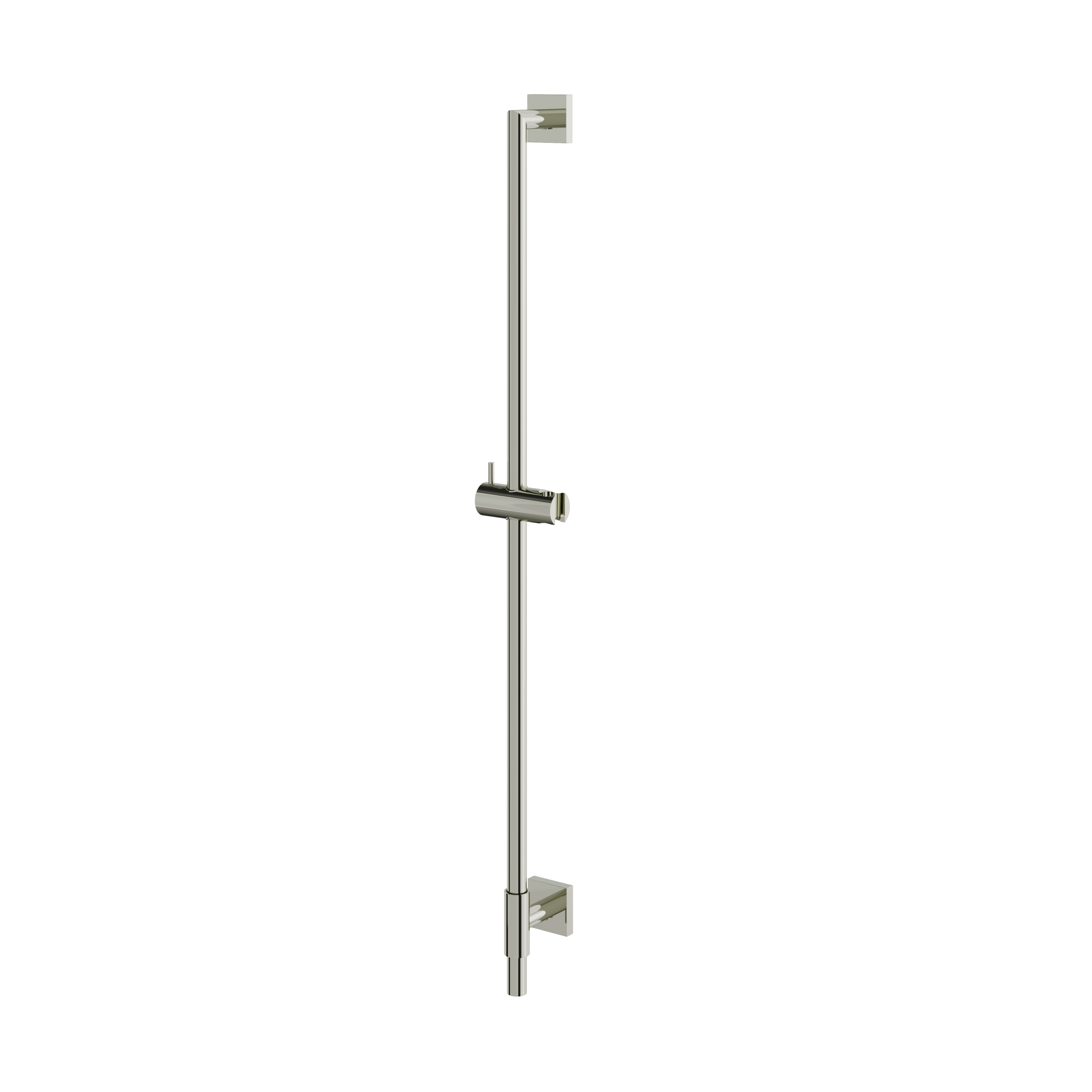 Aquabrass Round Rail with Square Flange and Slider by Aquabrass