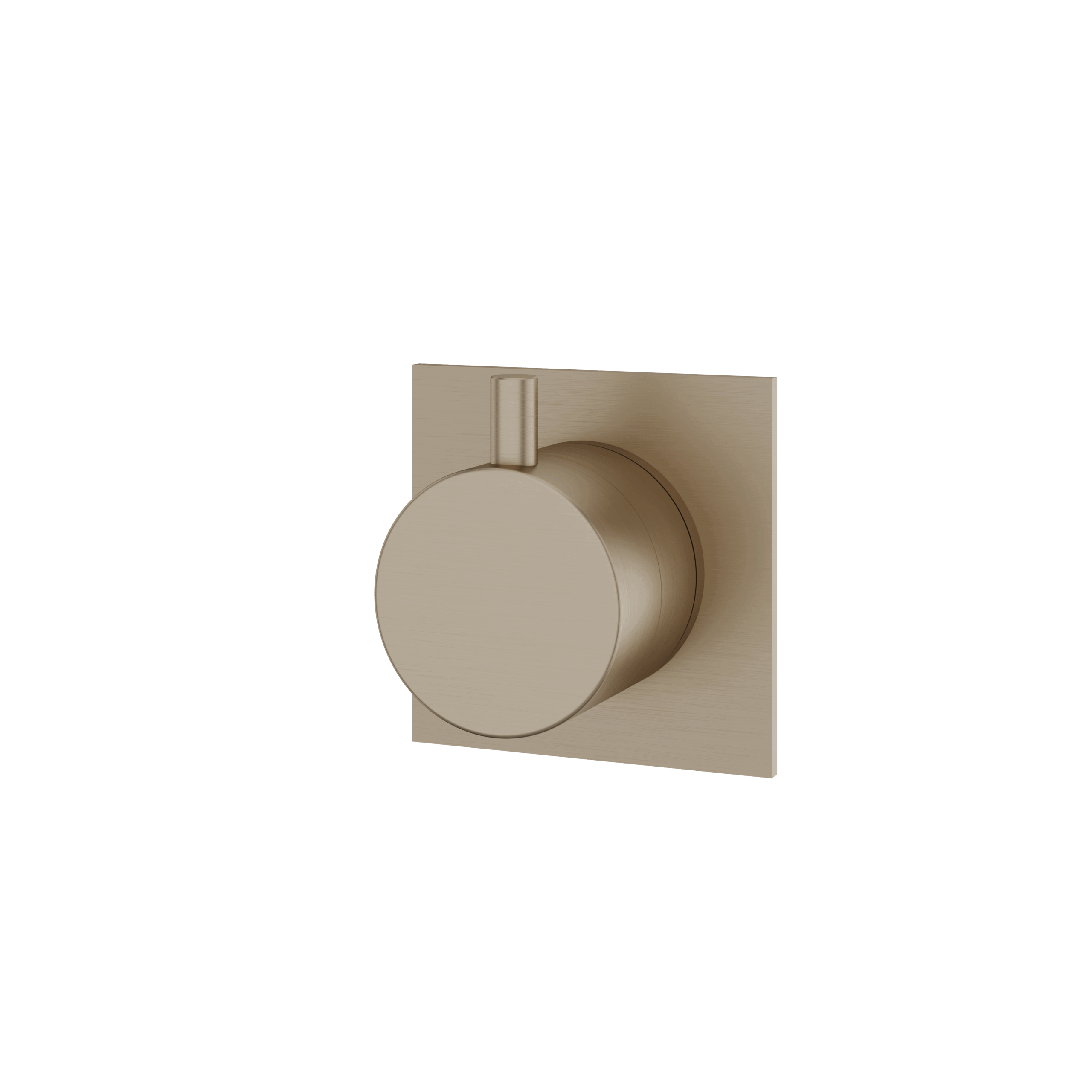 Aquabrass Square/Round Trim Set - 2 Way Shared Non Shared for 61934 Diverter by Aquabrass