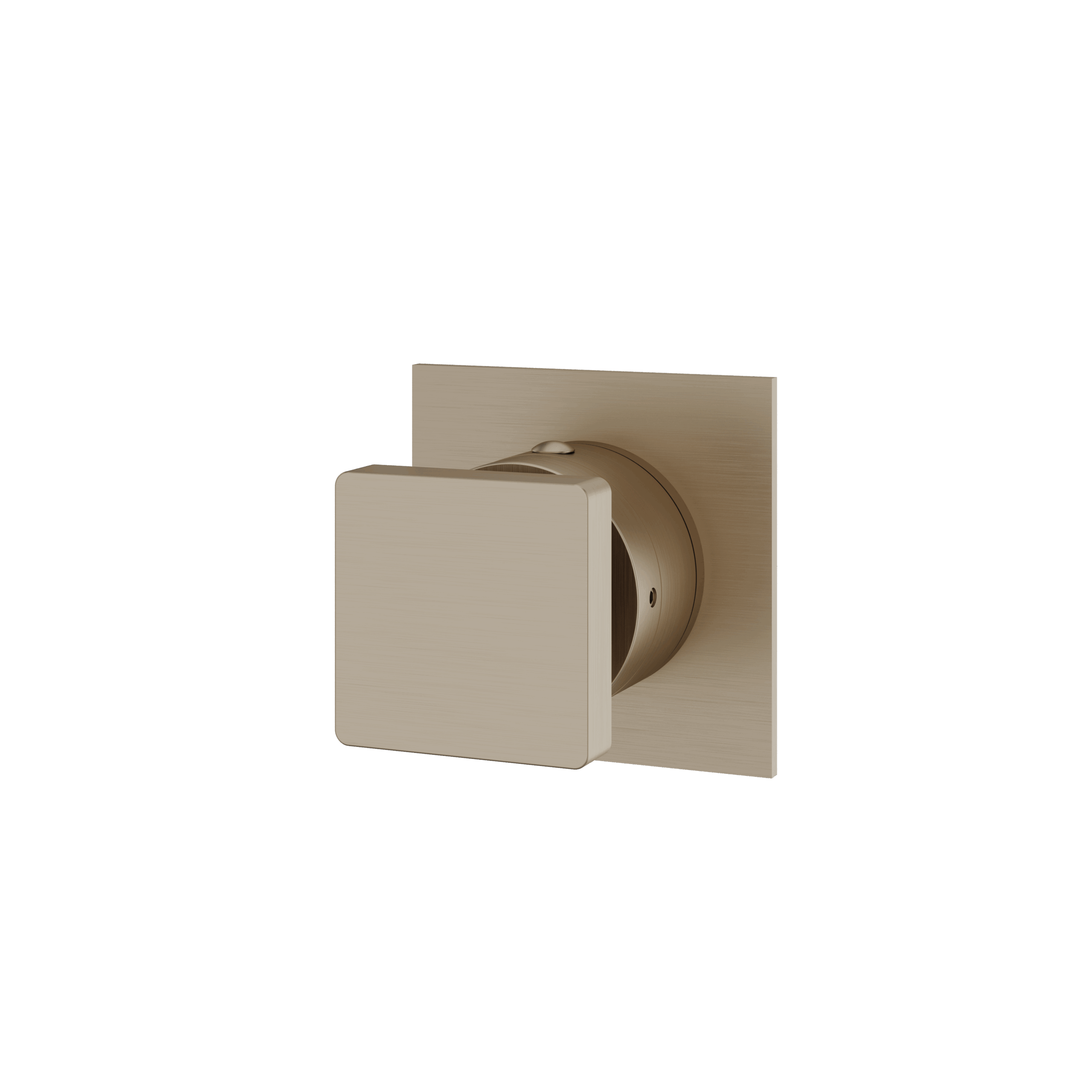 Aquabrass Square Trim Set - 2 Way Shared Non Shared for 61934 Diverter by Aquabrass