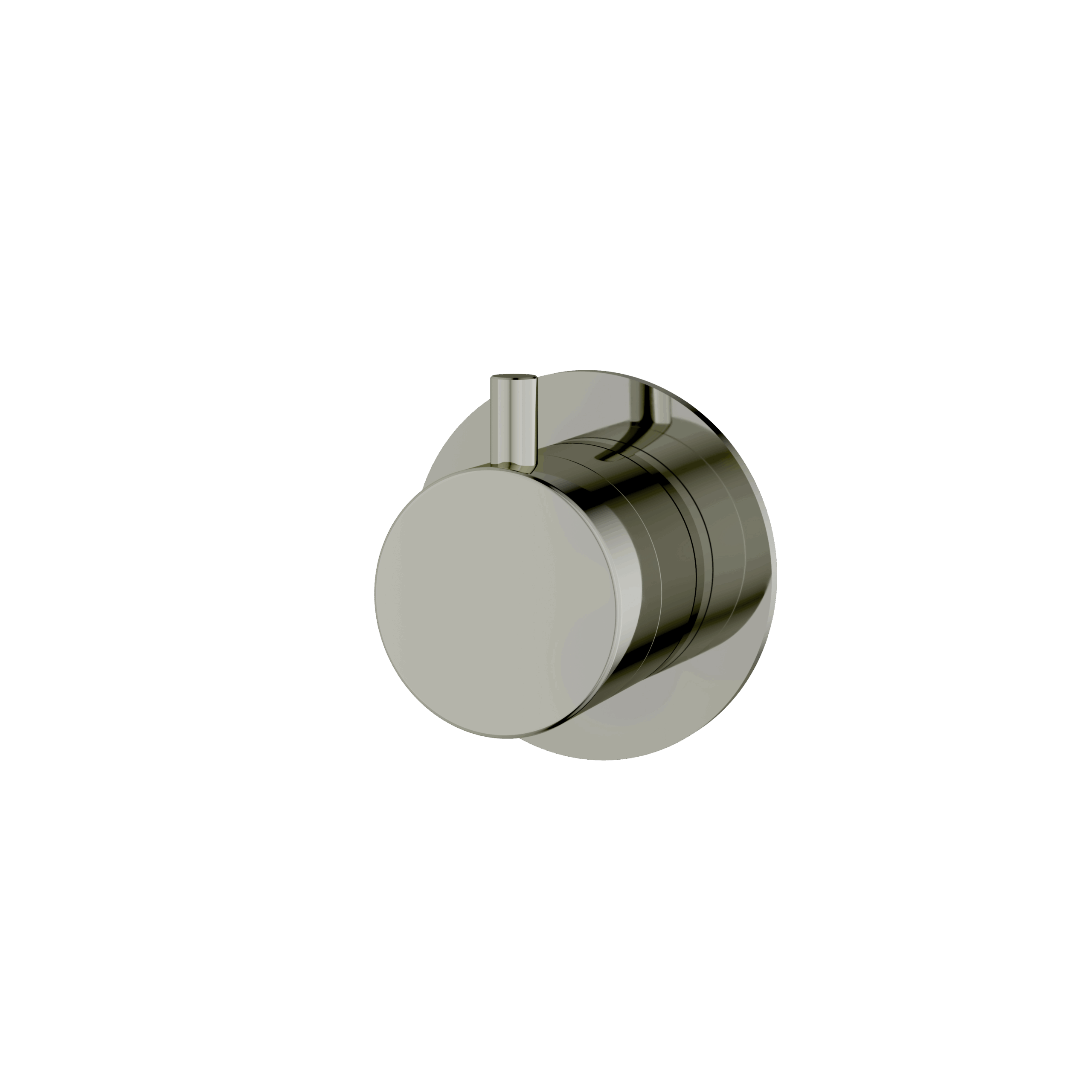 Aquabrass Round Trim Set - 3 Way Non Shared for 61934 Diverter by Aquabrass