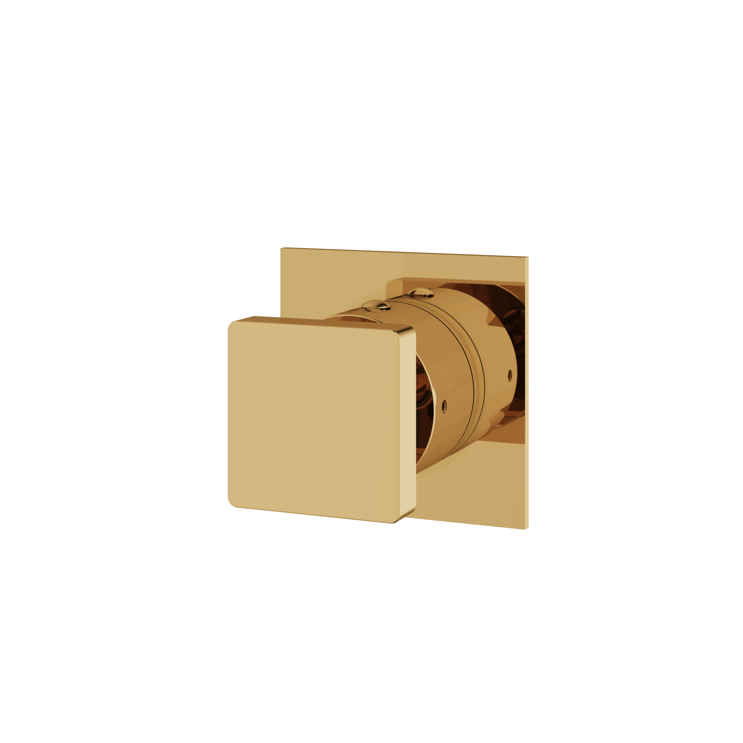 Aquabrass Square Trim Set - 3 Way Non Shared for 61934 Diverter by Aquabrass