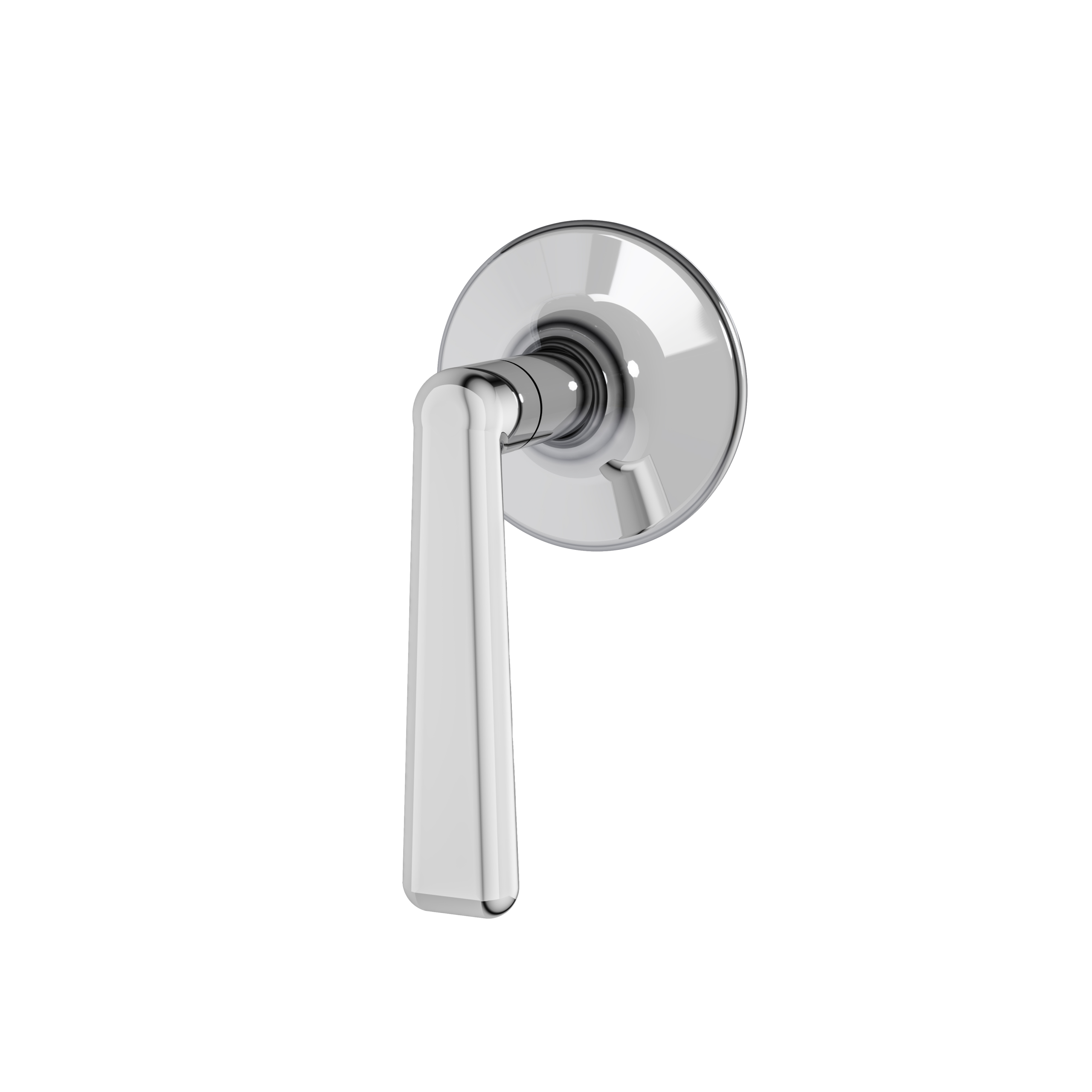 polished chrome trim