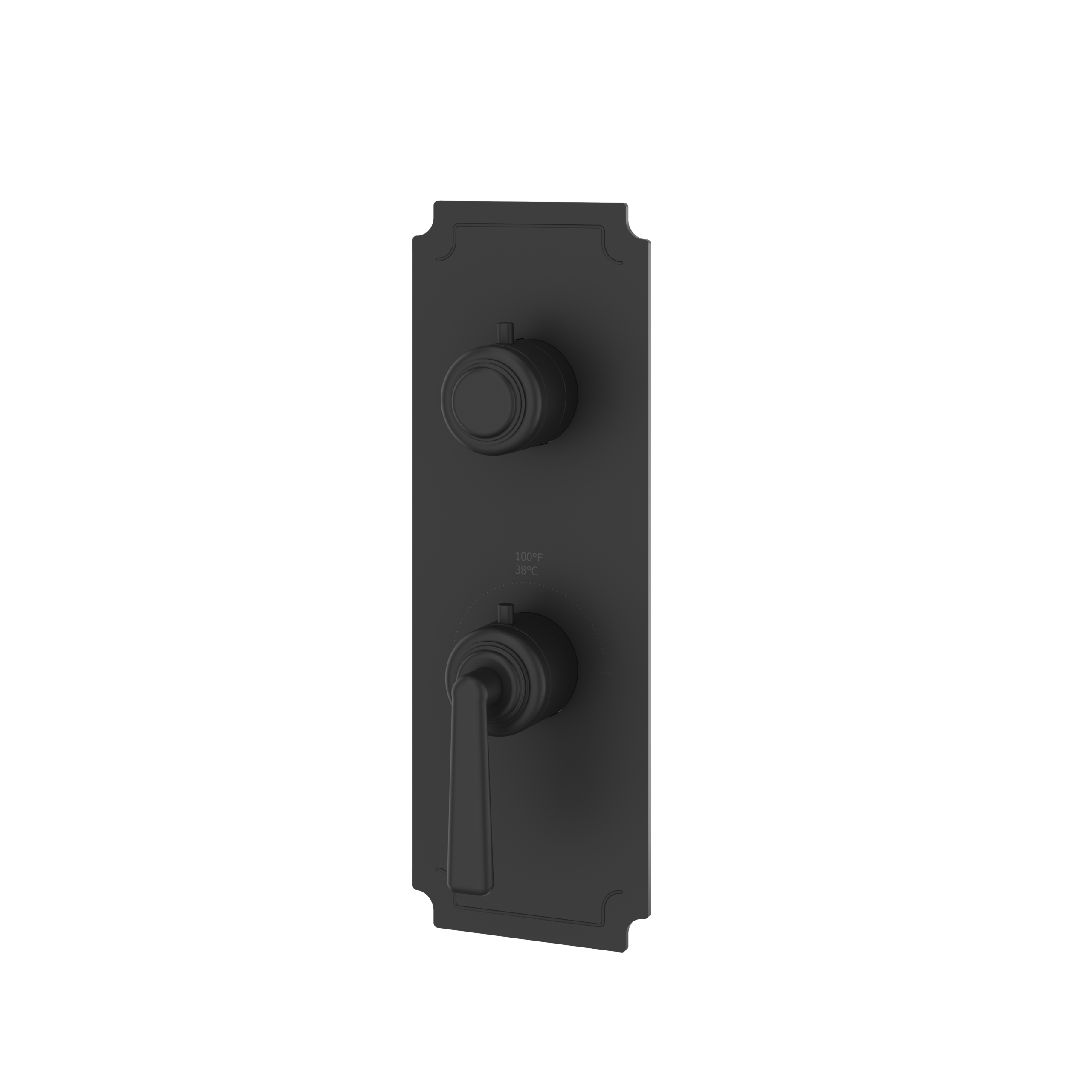 Aquabrass Forum Trim Set - 2 Way Shared for T12123 Valve by Aquabrass