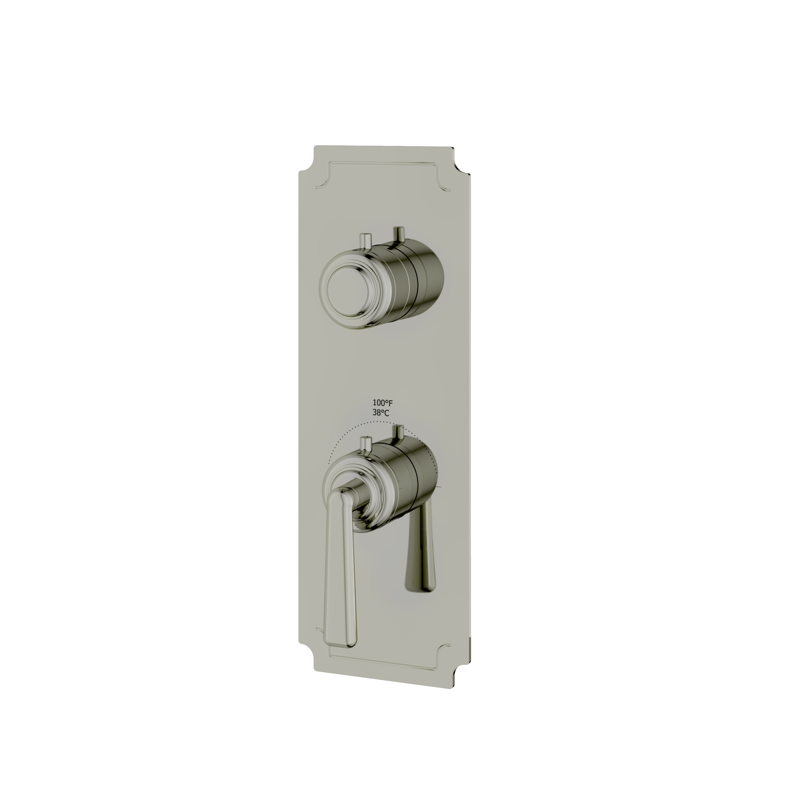 Aquabrass Forum Trim Set - 3 Way Shared for T12123 Valve by Aquabrass