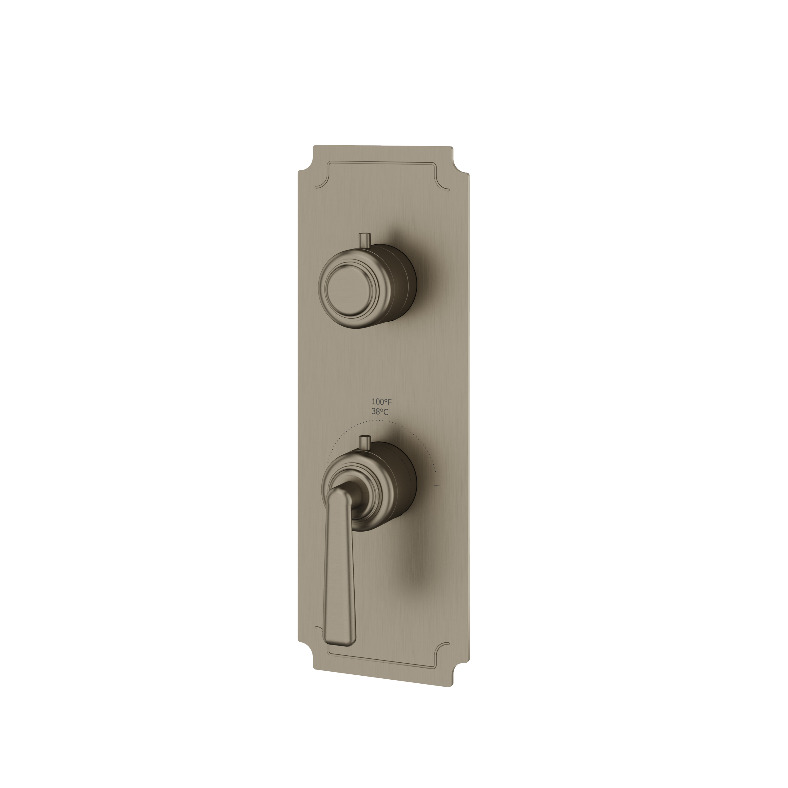 Aquabrass Forum Trim Set - 3 Way Non Shared for T12123 Valve by Aquabrass
