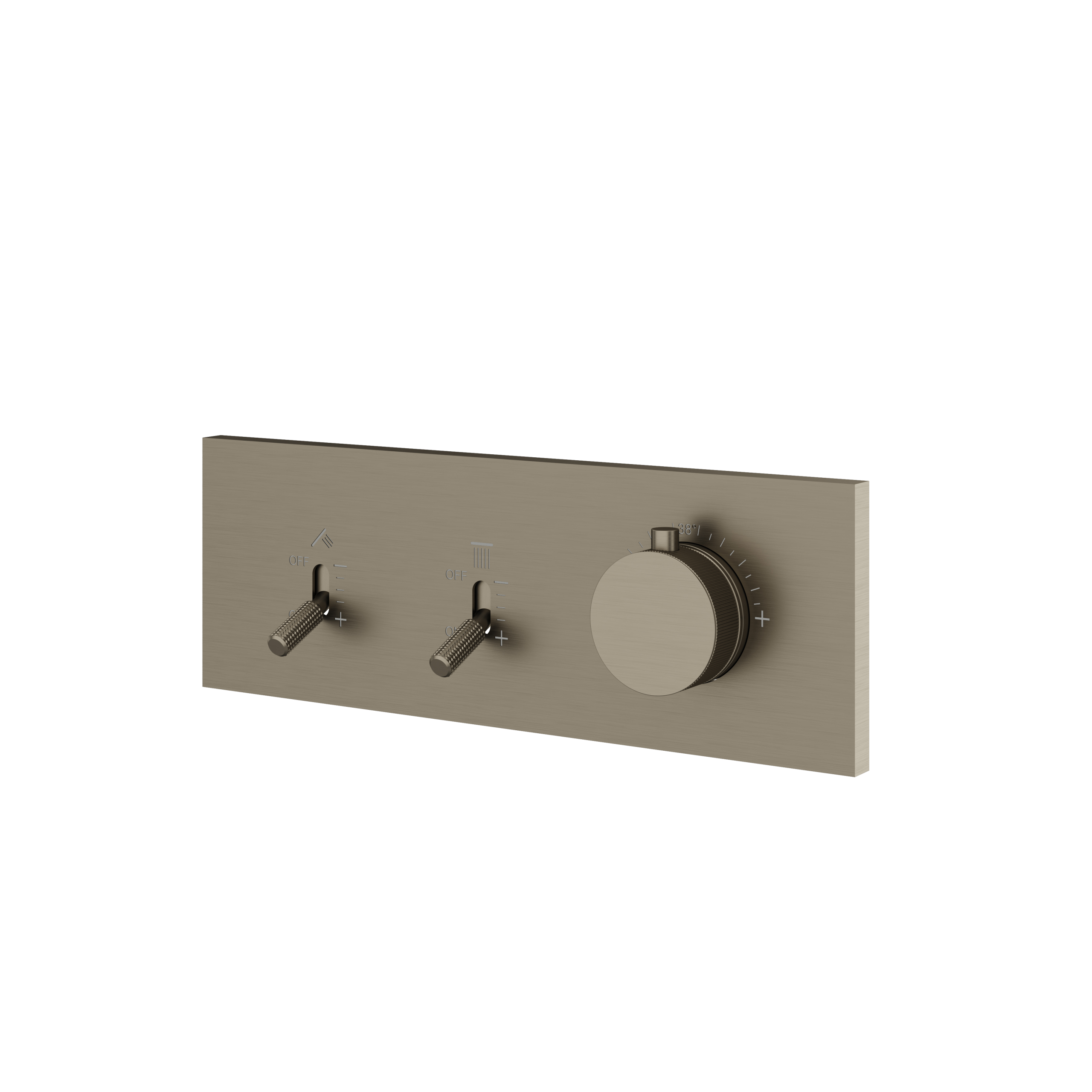 Aquabrass Dimmer 2 Way Shower Trim by Aquabrass