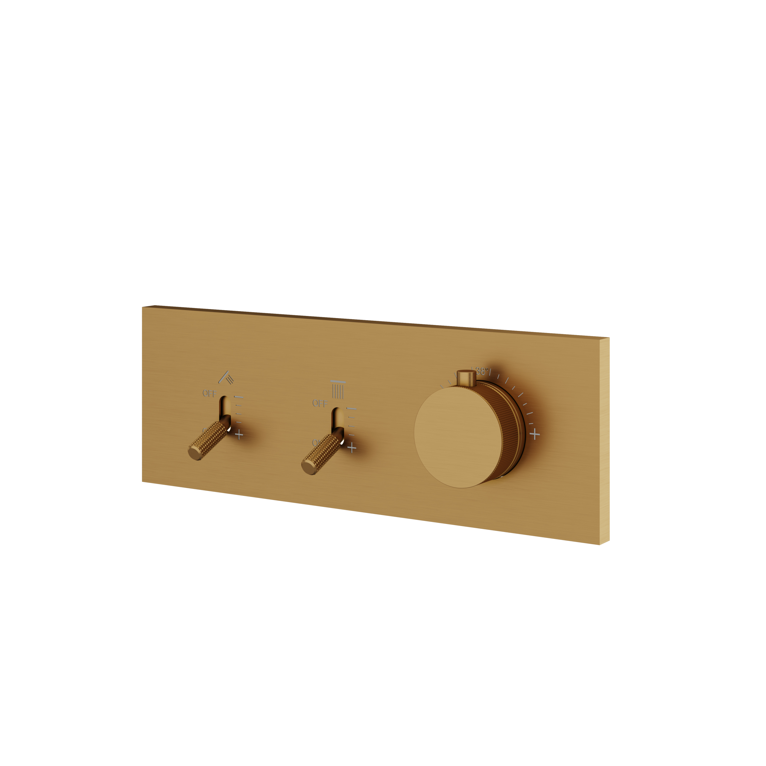 Aquabrass Dimmer 2 Way Shower Trim by Aquabrass