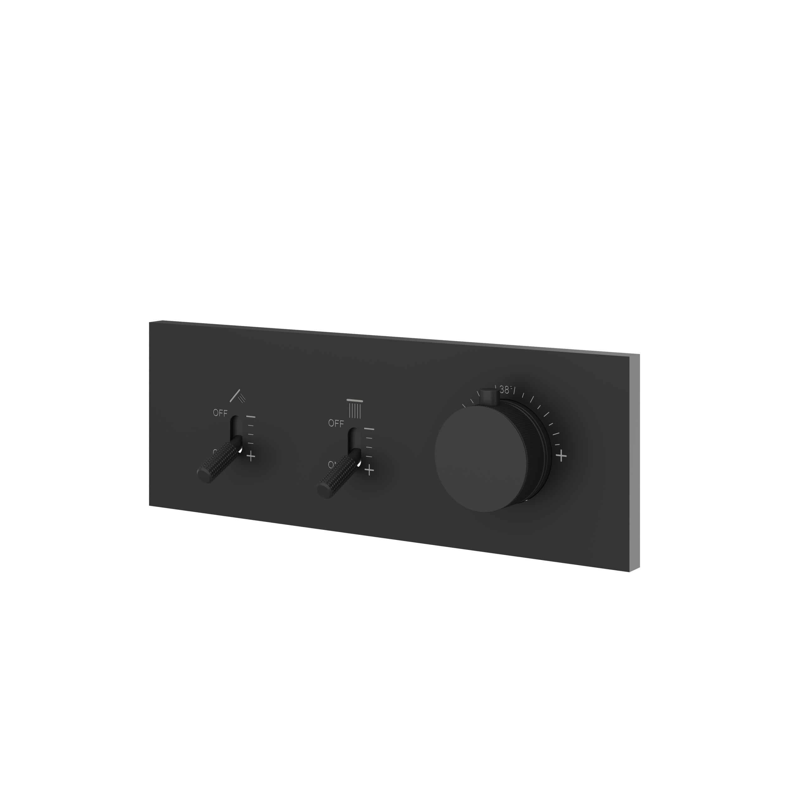 Aquabrass Dimmer 2 Way Shower Trim by Aquabrass