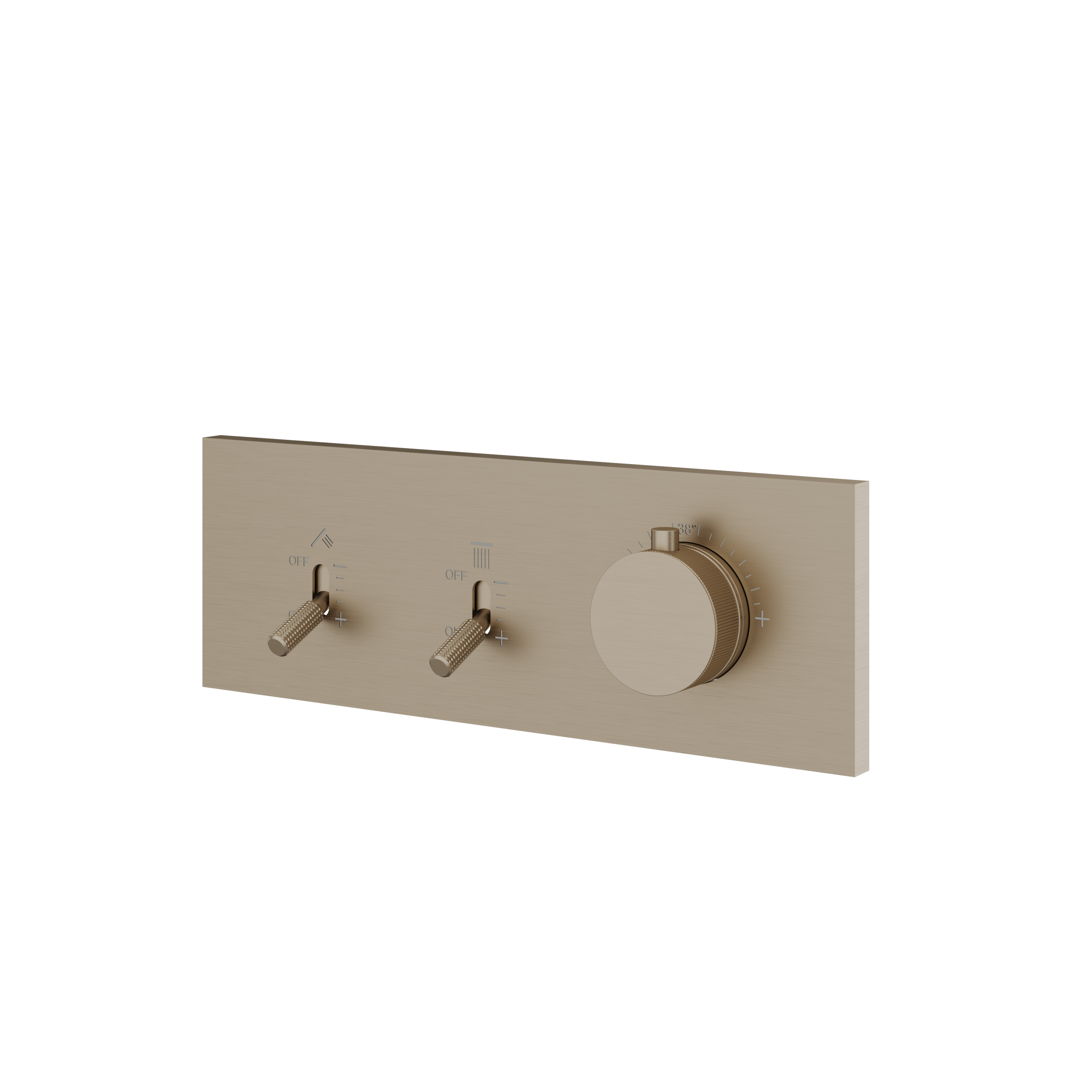 Aquabrass Dimmer 2 Way Shower Trim by Aquabrass