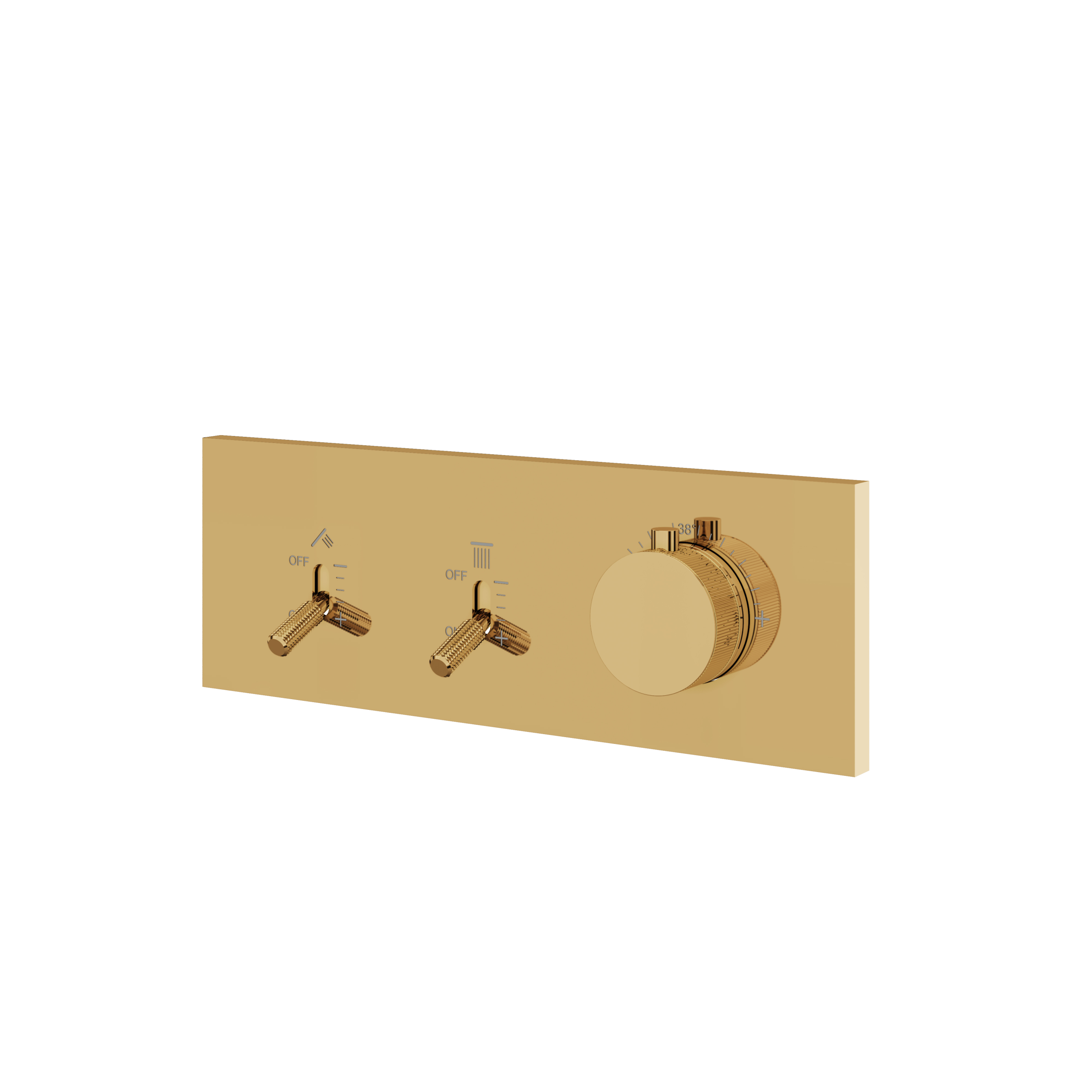 Aquabrass Dimmer 2 Way Shower Trim by Aquabrass