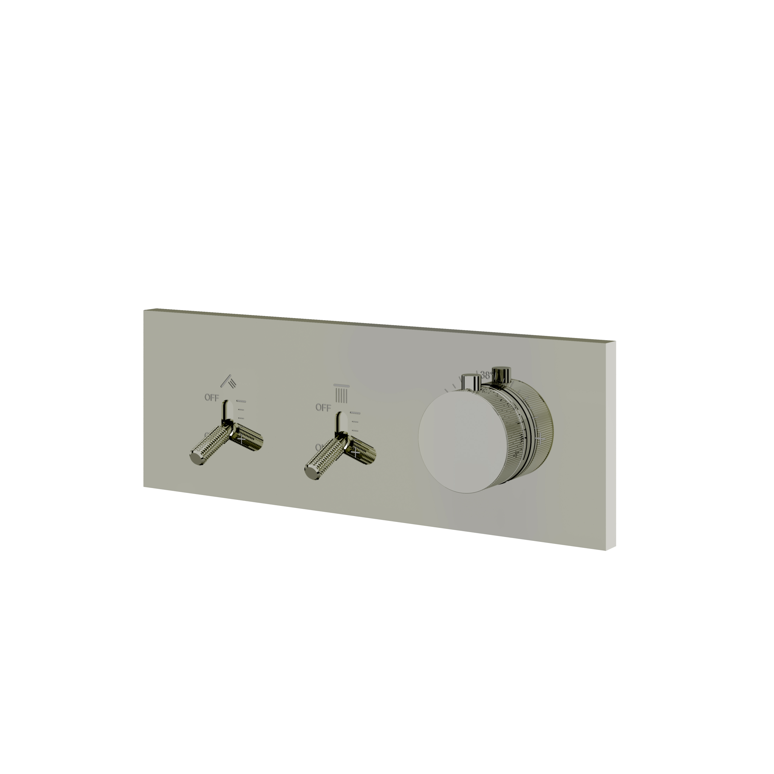 Aquabrass Dimmer 2 Way Shower Trim by Aquabrass