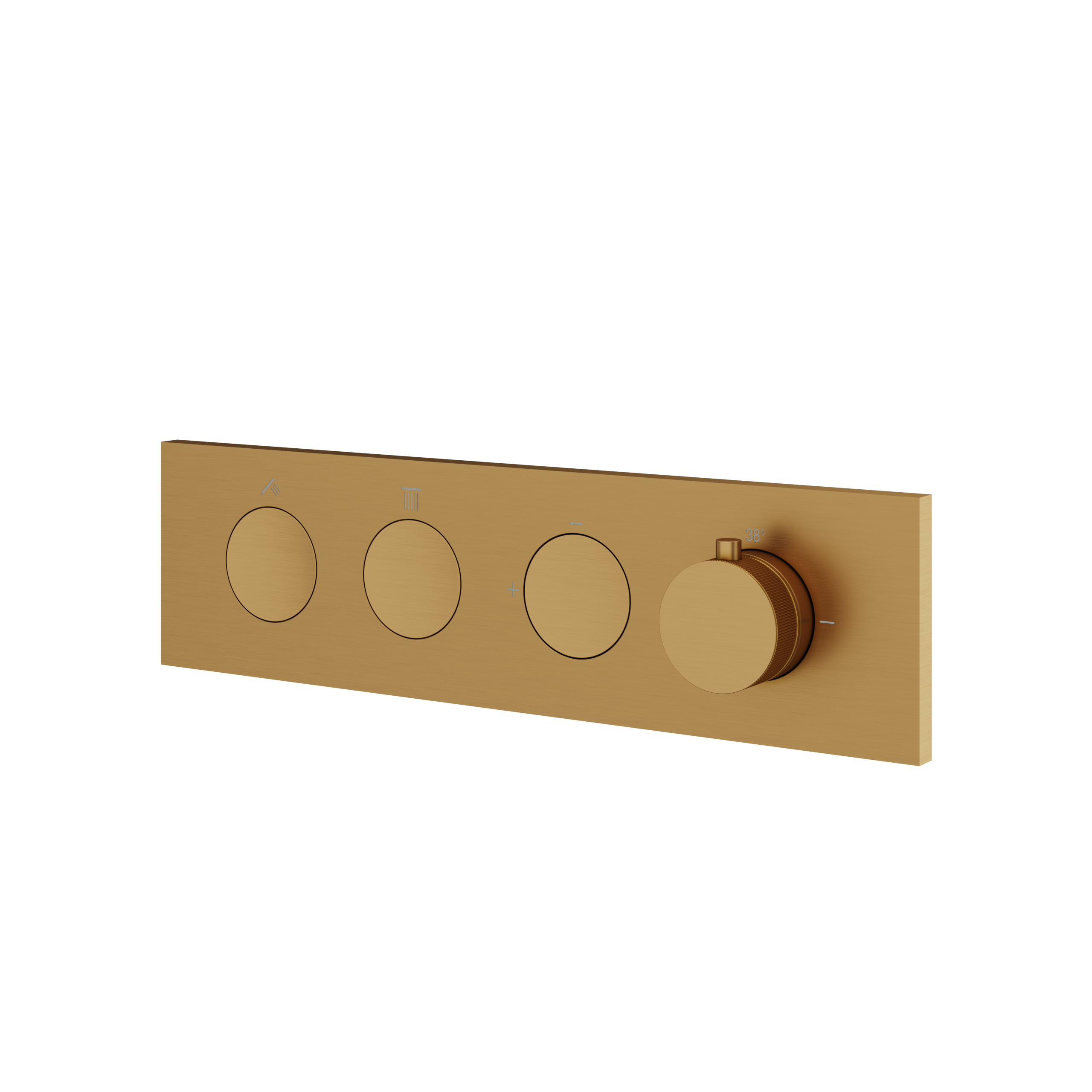 Aquabrass Flush 2 Way Shower Trim by Aquabrass