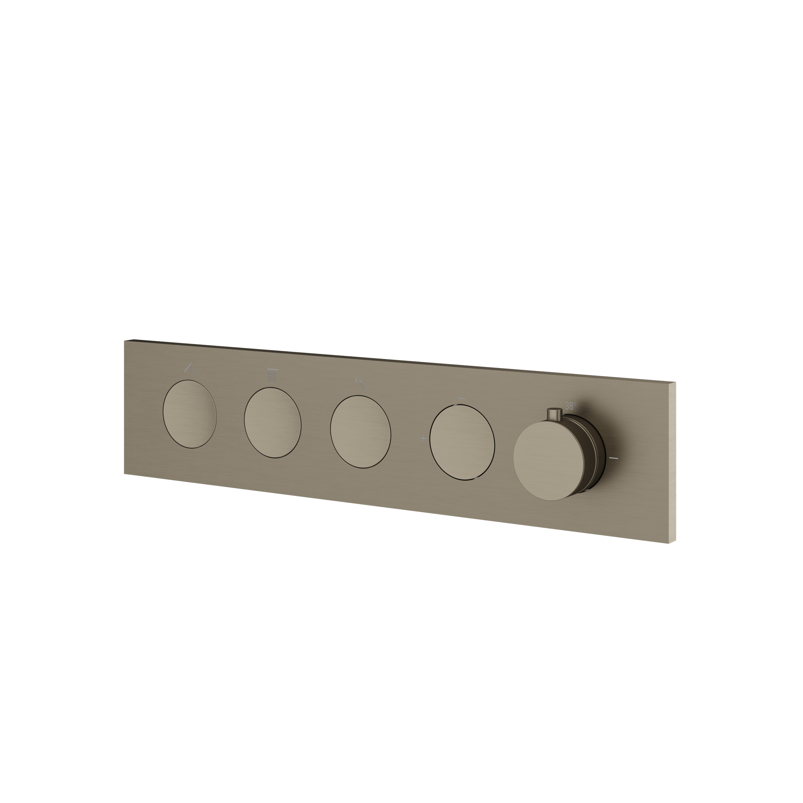 Aquabrass Flush 3 Way Shower Trim by Aquabrass