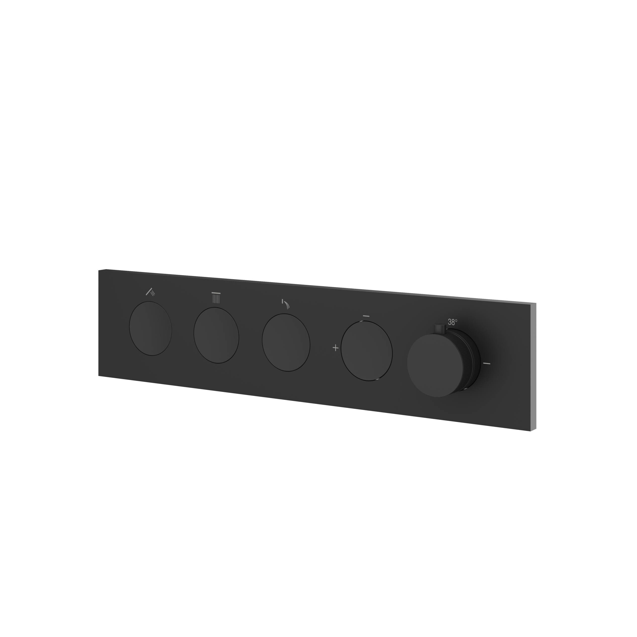 Aquabrass Flush 3 Way Shower Trim by Aquabrass