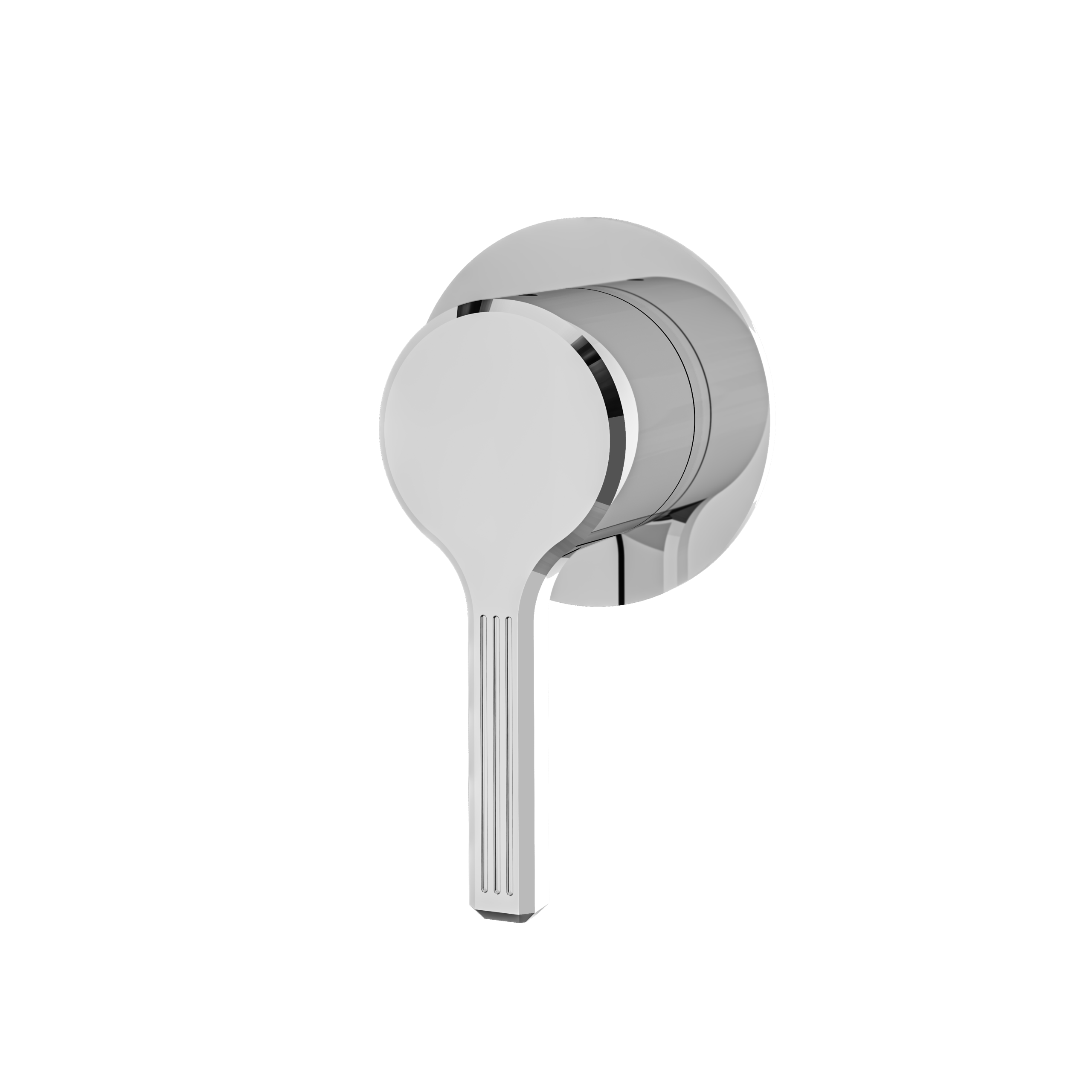 polished chrome trim