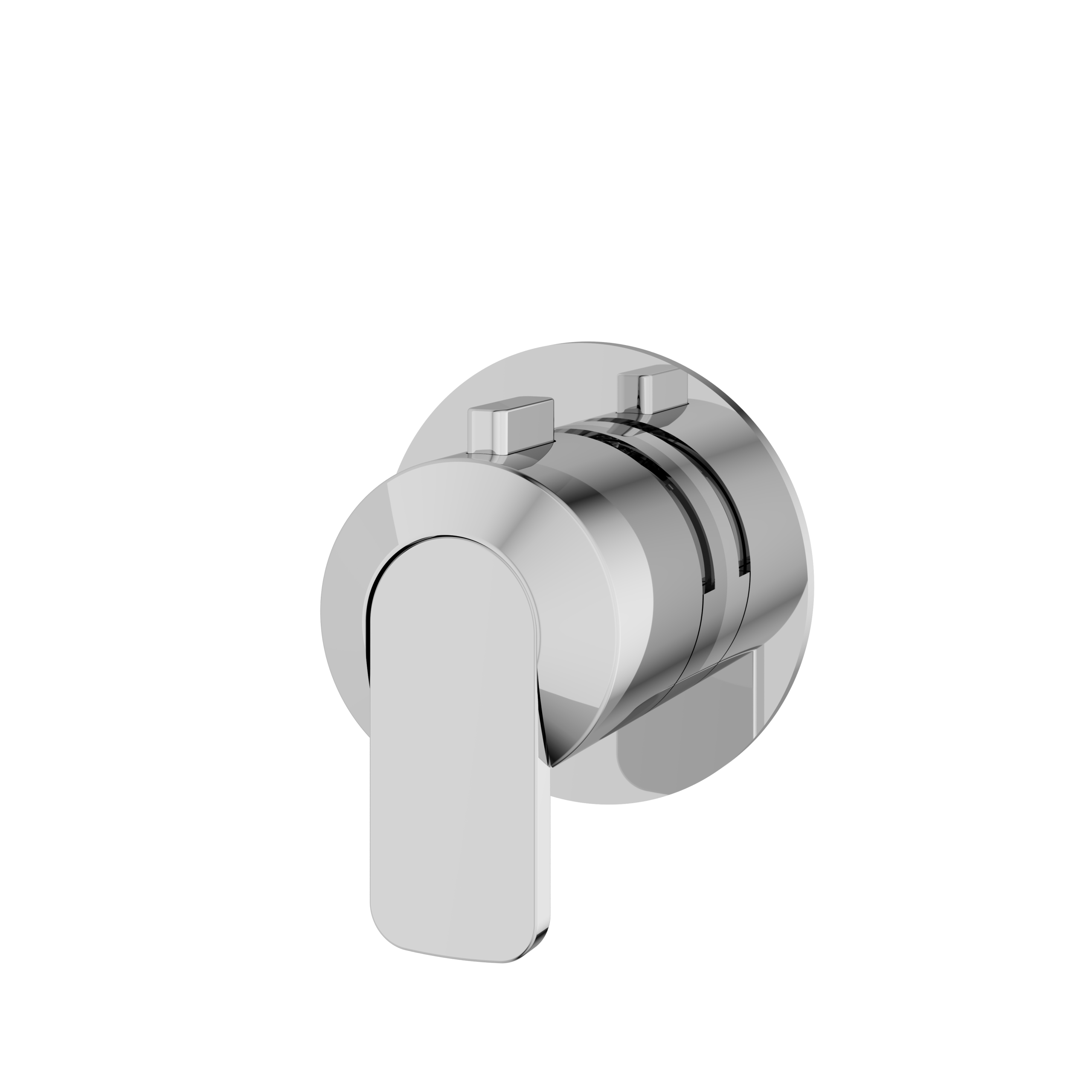 polished chrome trim