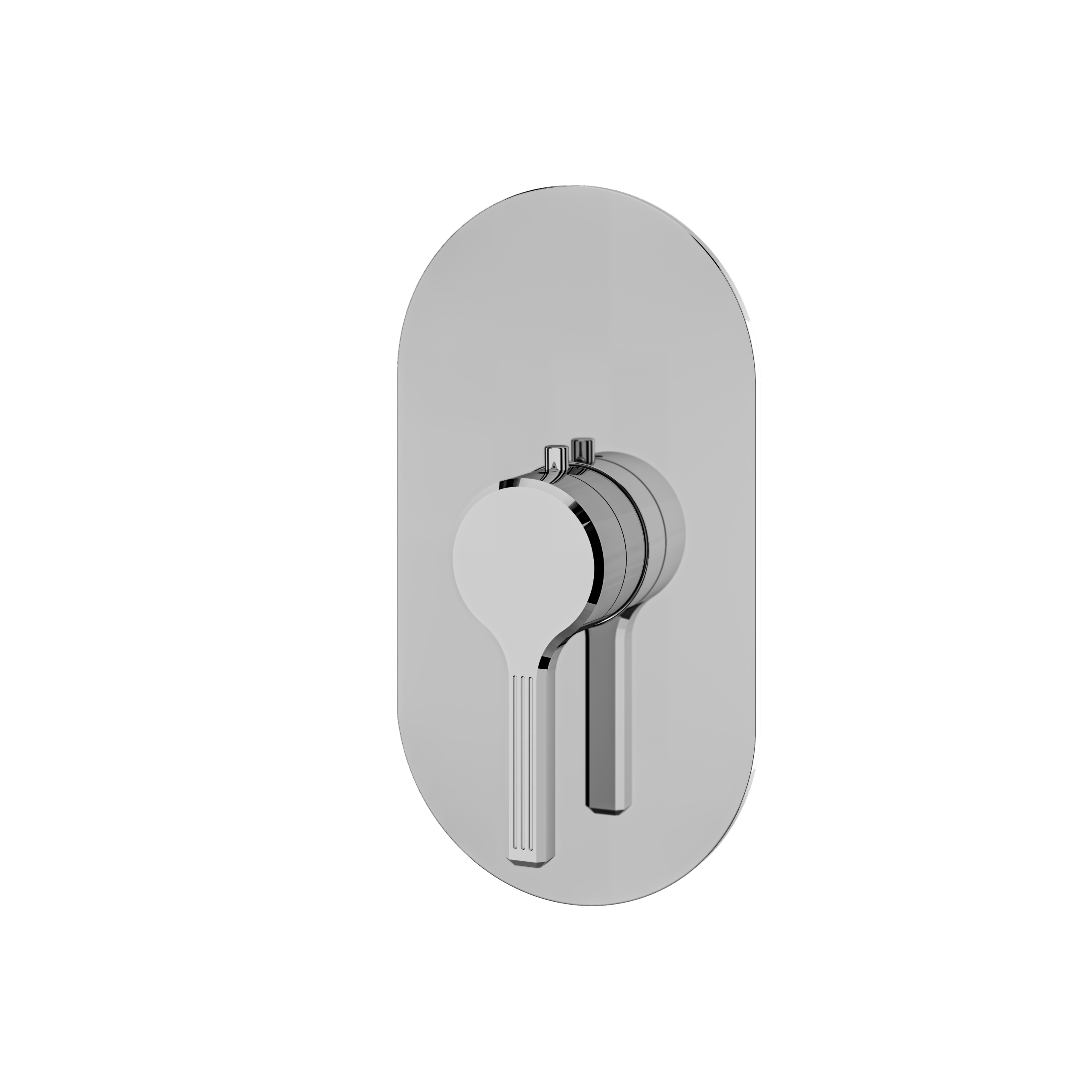 polished chrome trim