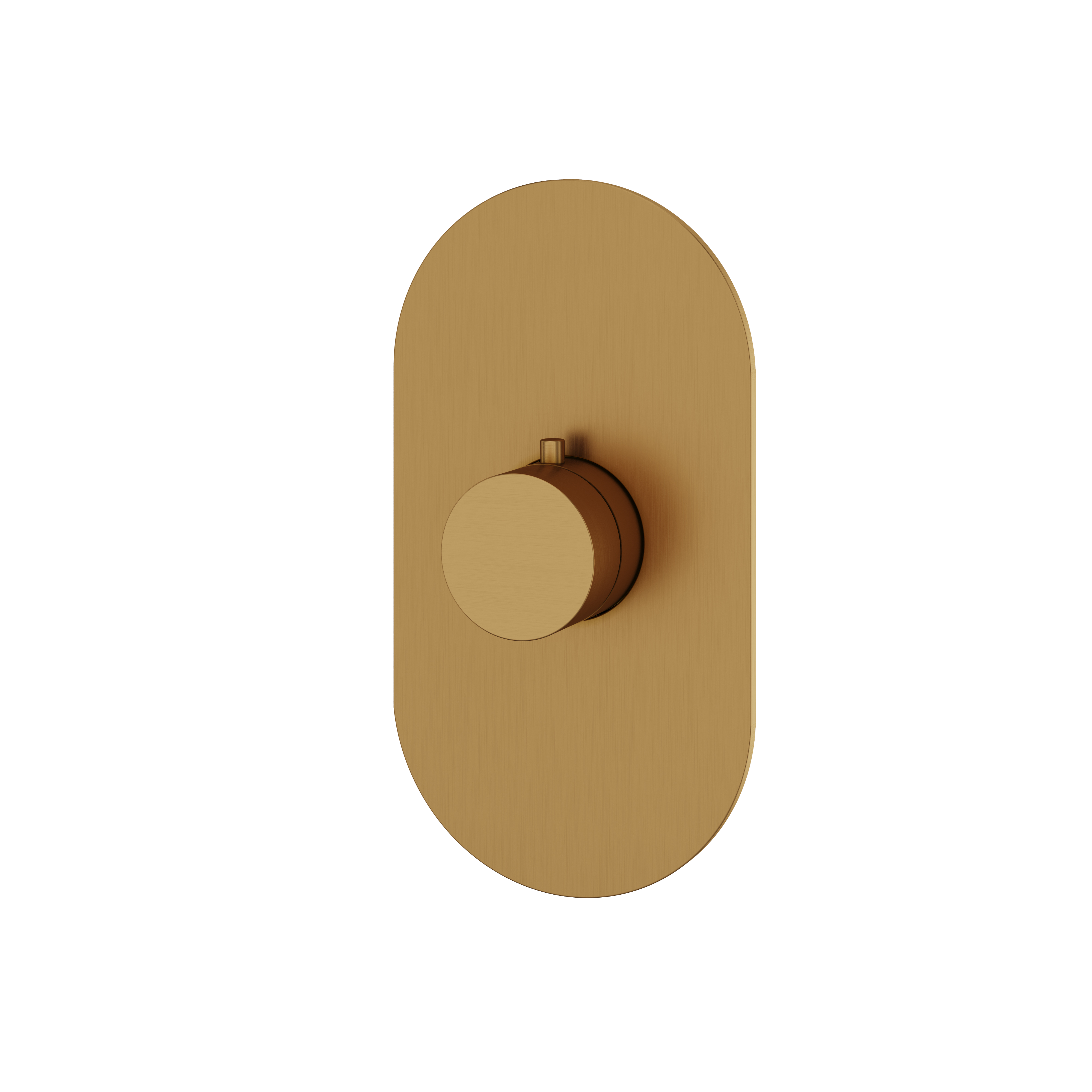 Aquabrass Round Trim Set - T12000 Valve by Aquabrass