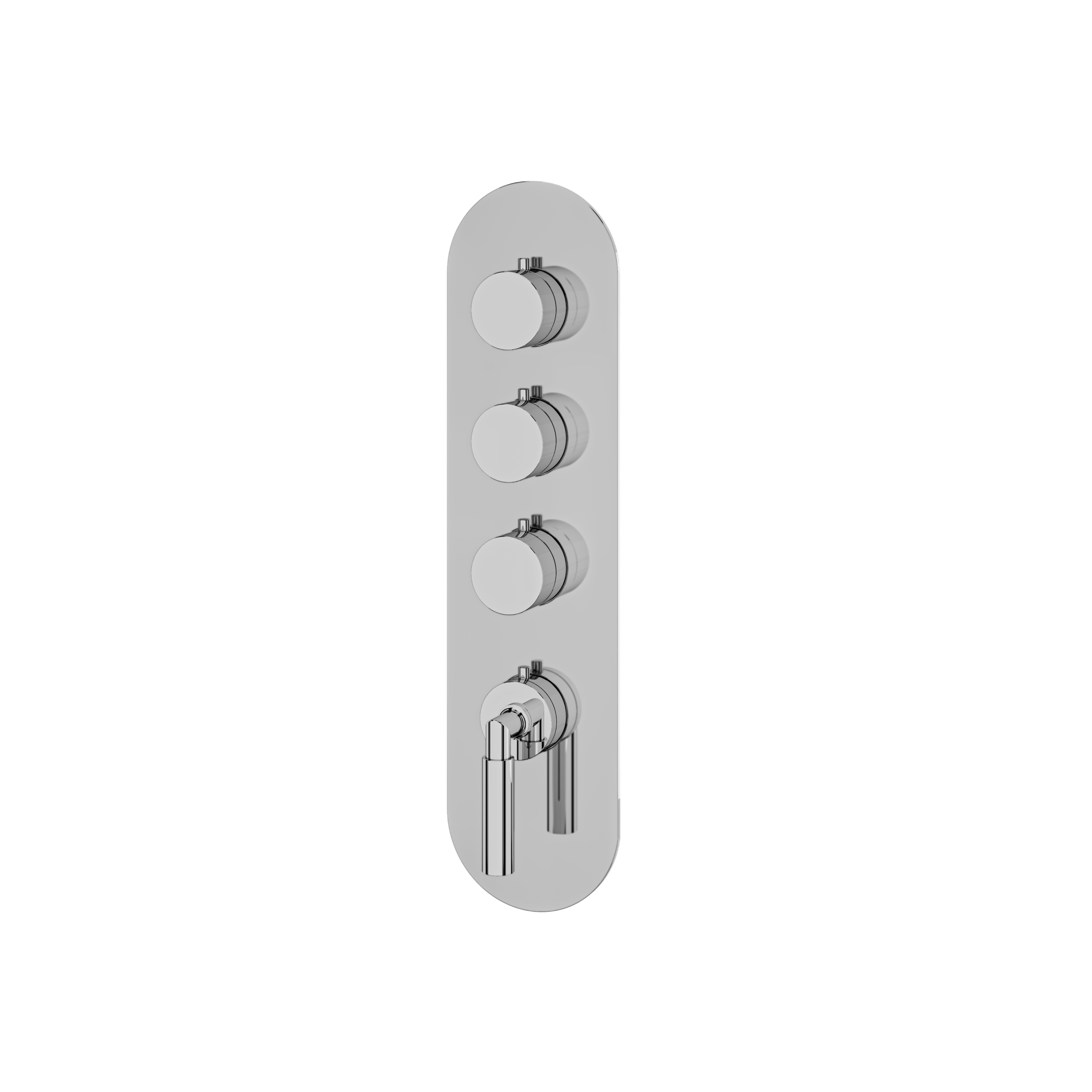 polished chrome trim