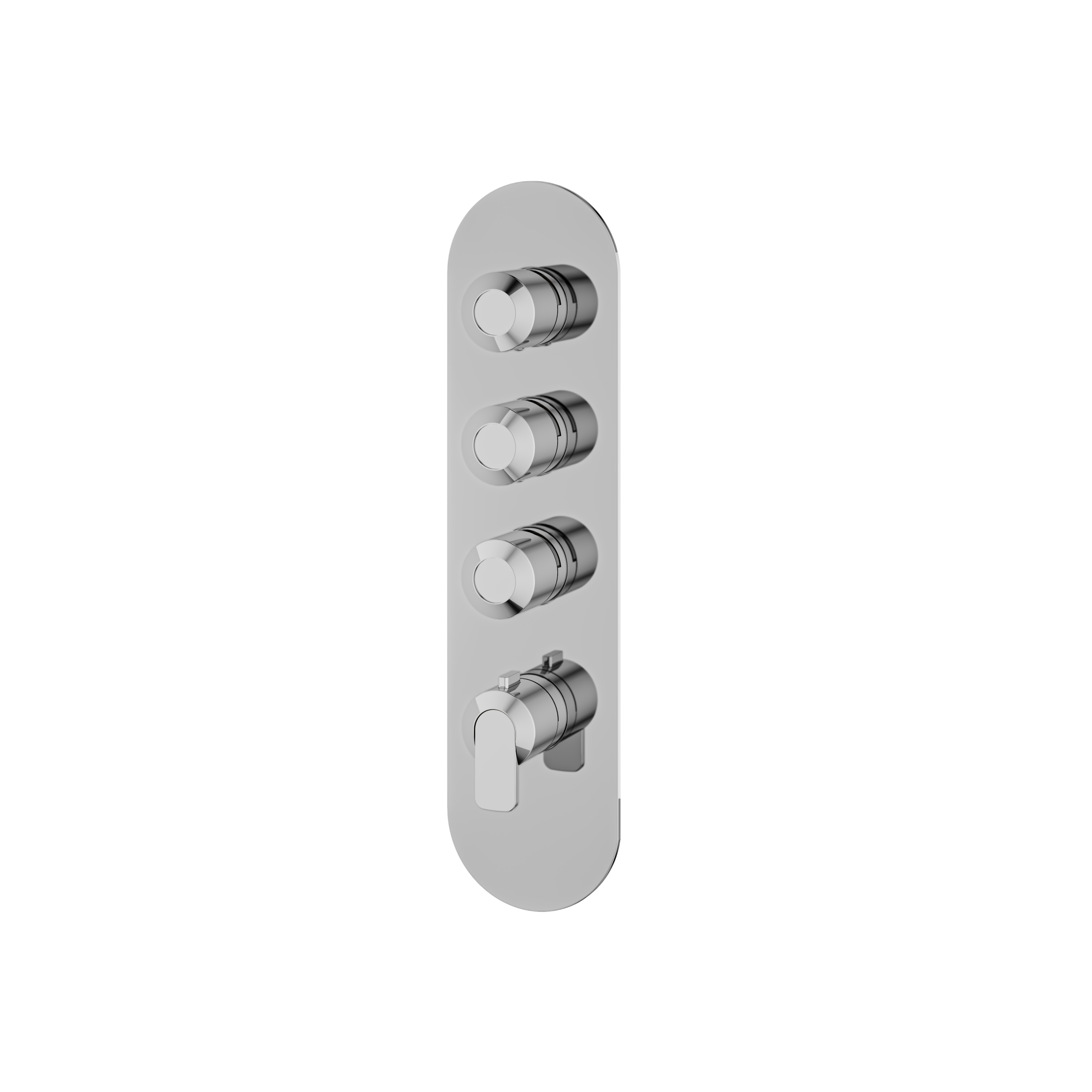 polished chrome trim