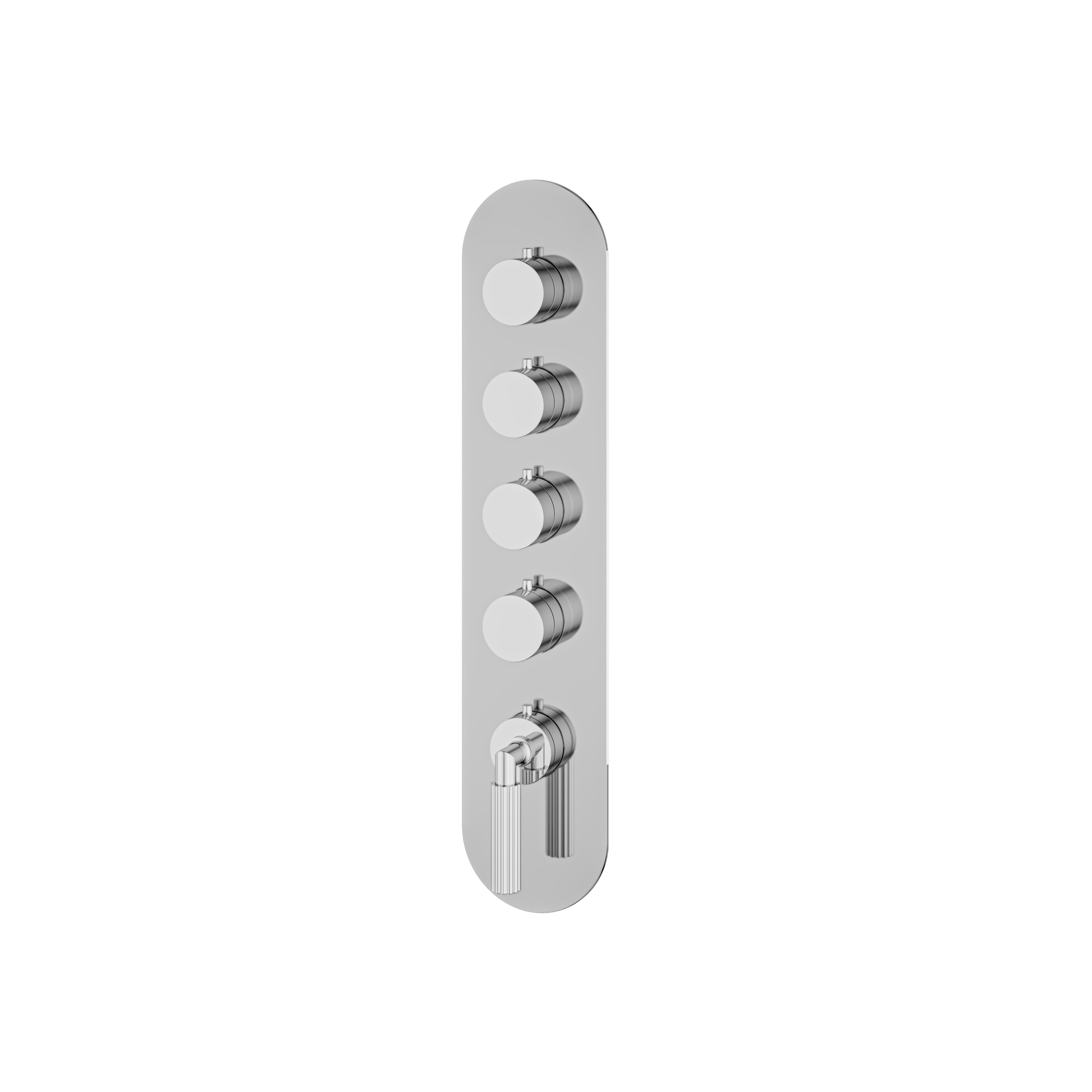 polished chrome trim