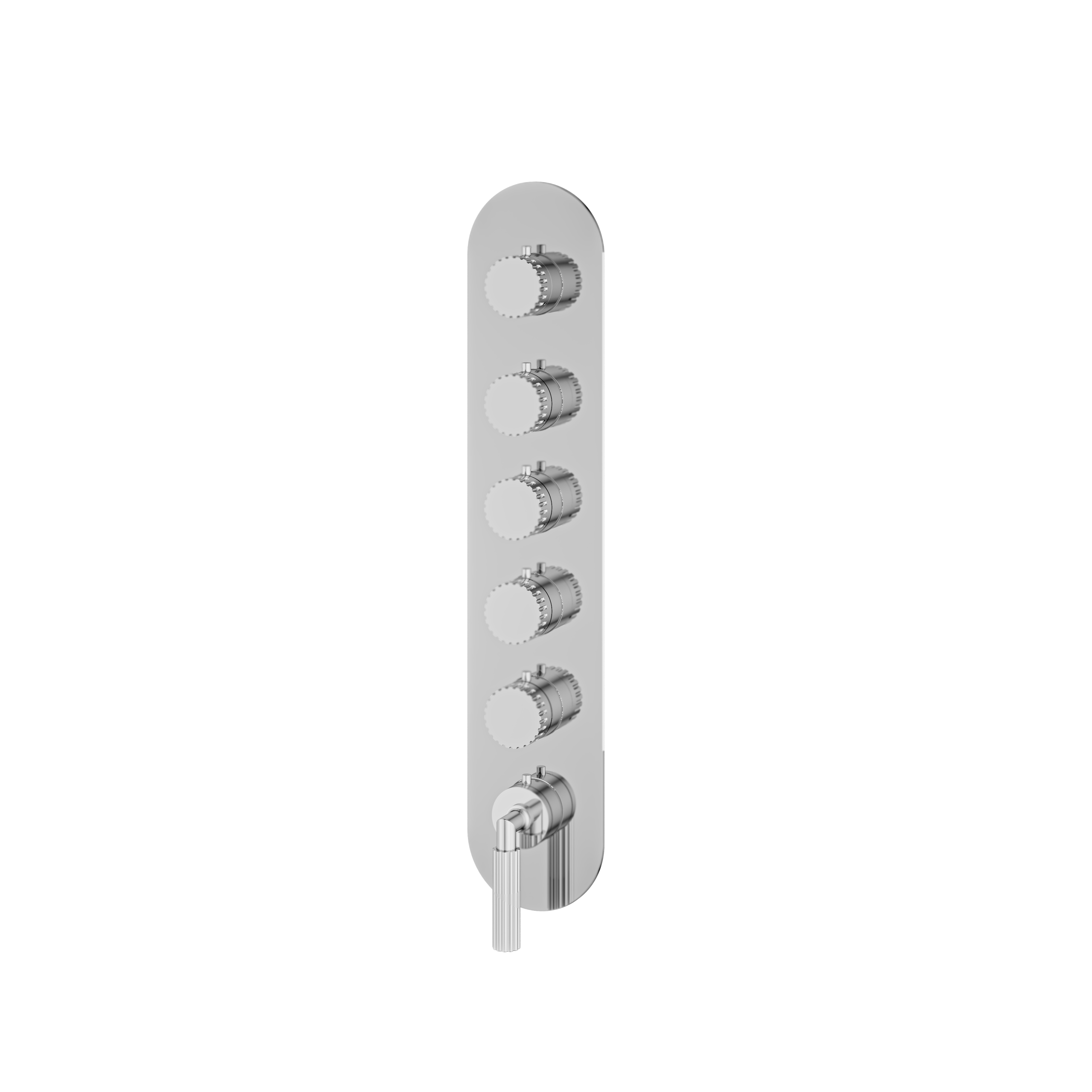 polished chrome trim