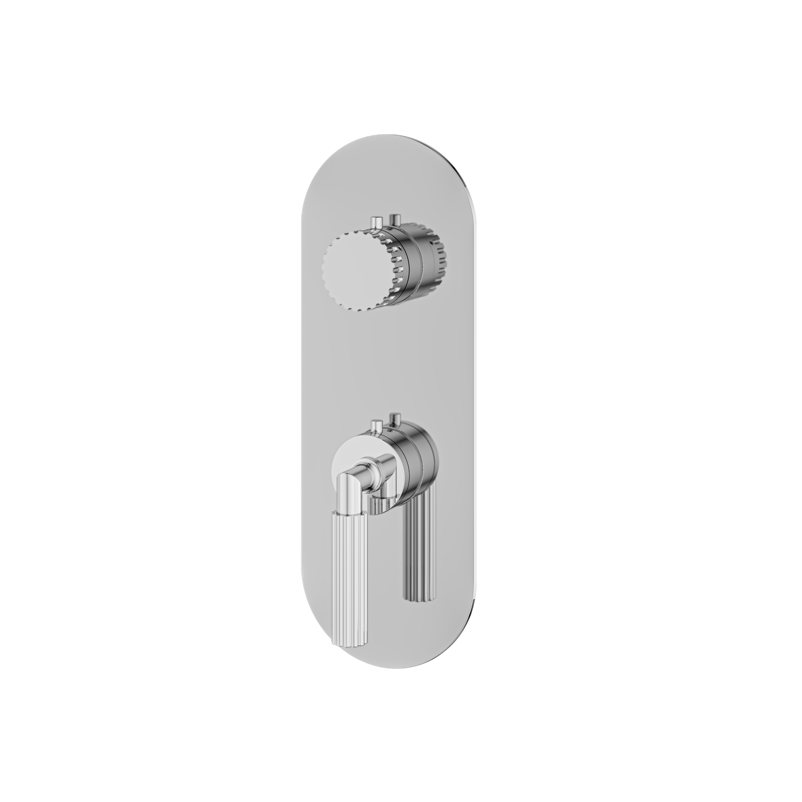 polished chrome trim