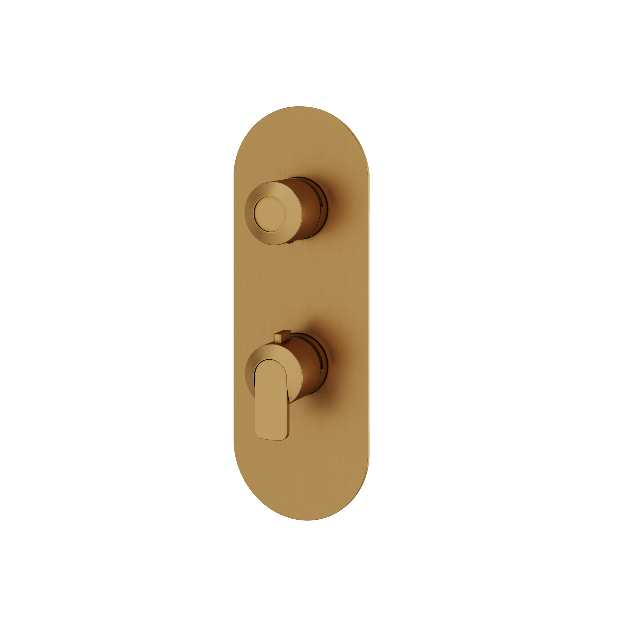 Aquabrass C67 Trim Set - 3 Way Shared for T12123 Valve by Aquabrass