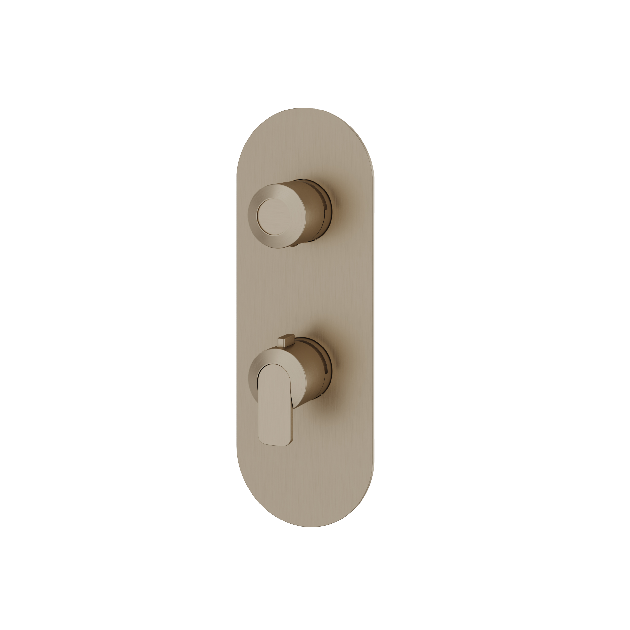 Aquabrass C67 Trim Set - 3 Way Shared for T12123 Valve by Aquabrass