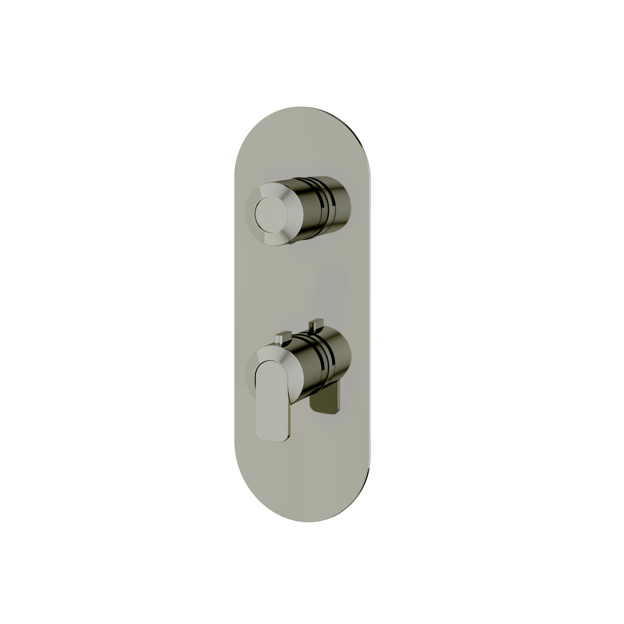 Aquabrass C67 Trim Set - 3 Way Shared for T12123 Valve by Aquabrass