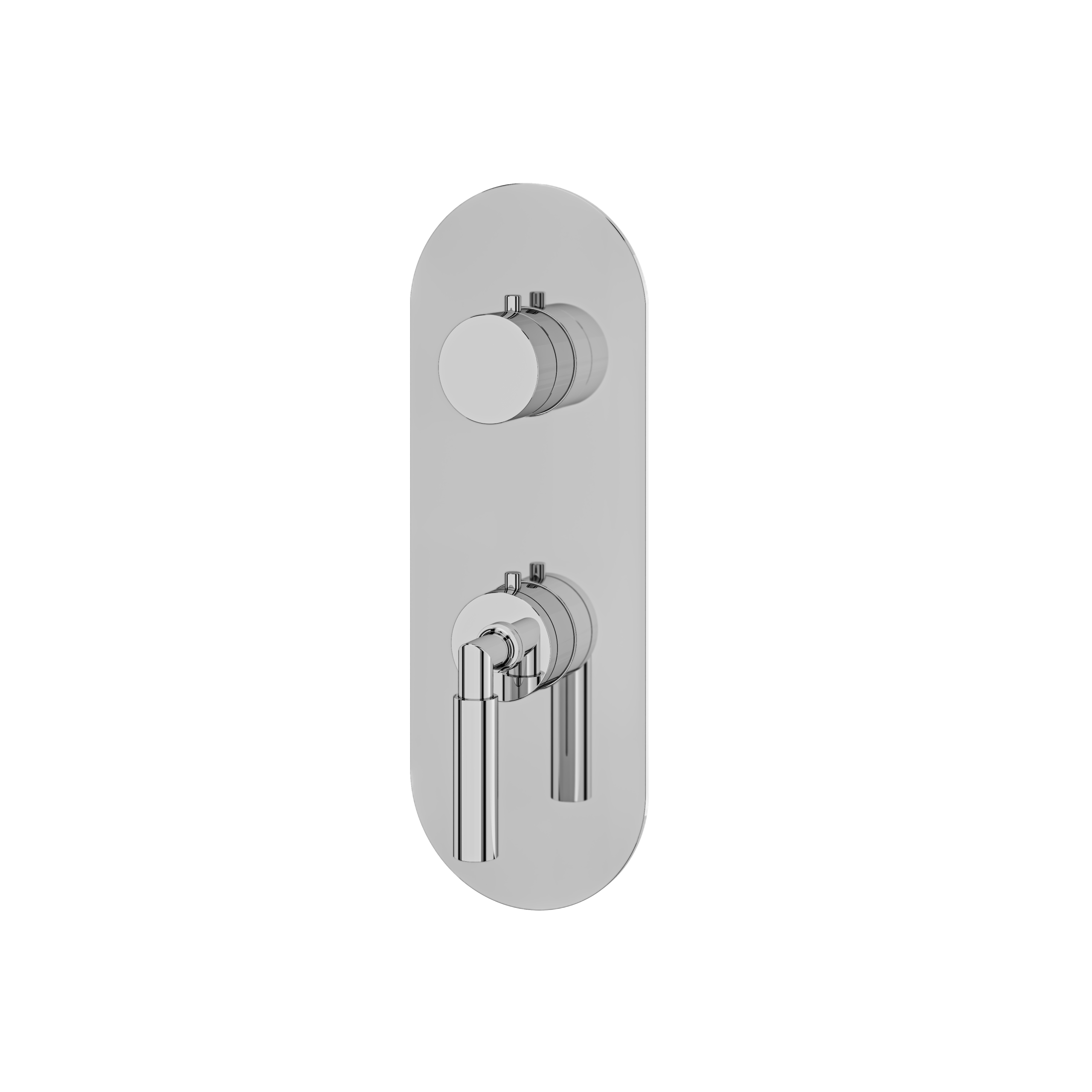 polished chrome trim