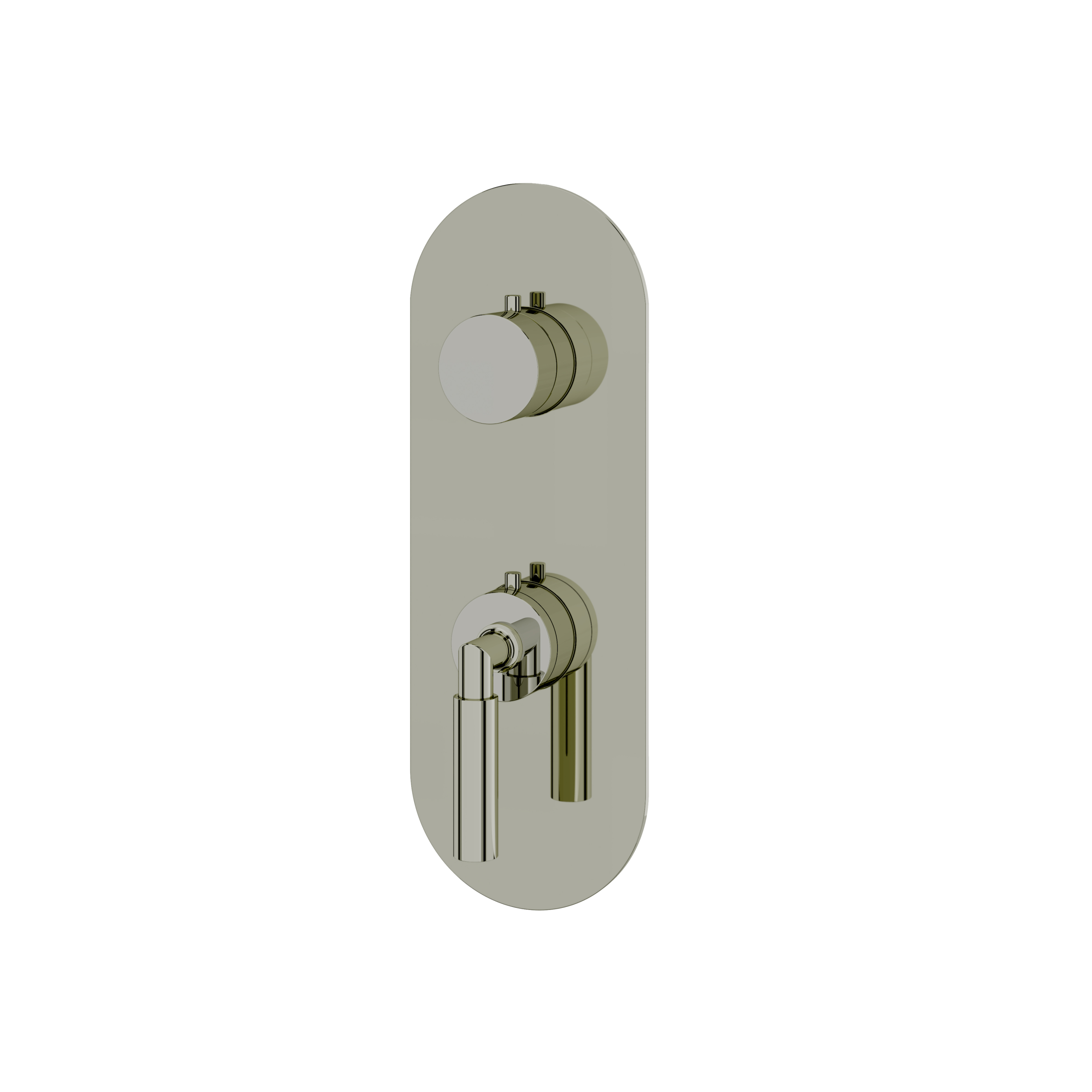 Aquabrass Aria Trim Set - 2 Way Non Shared for T12123 Valve by Aquabrass