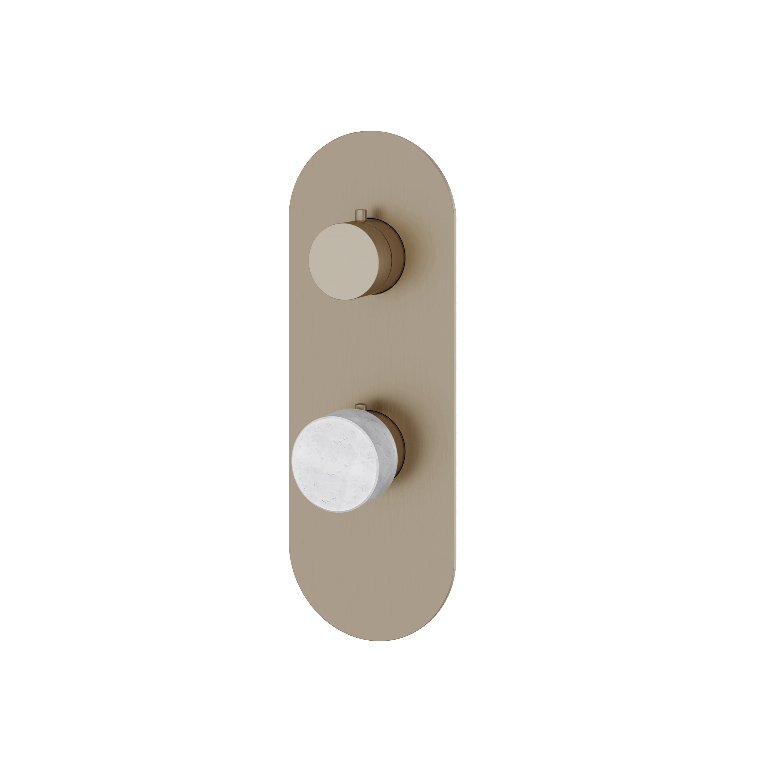 Aquabrass Marmo Trim Set - 2 Way Non Shared for T12123 Valve by Aquabrass
