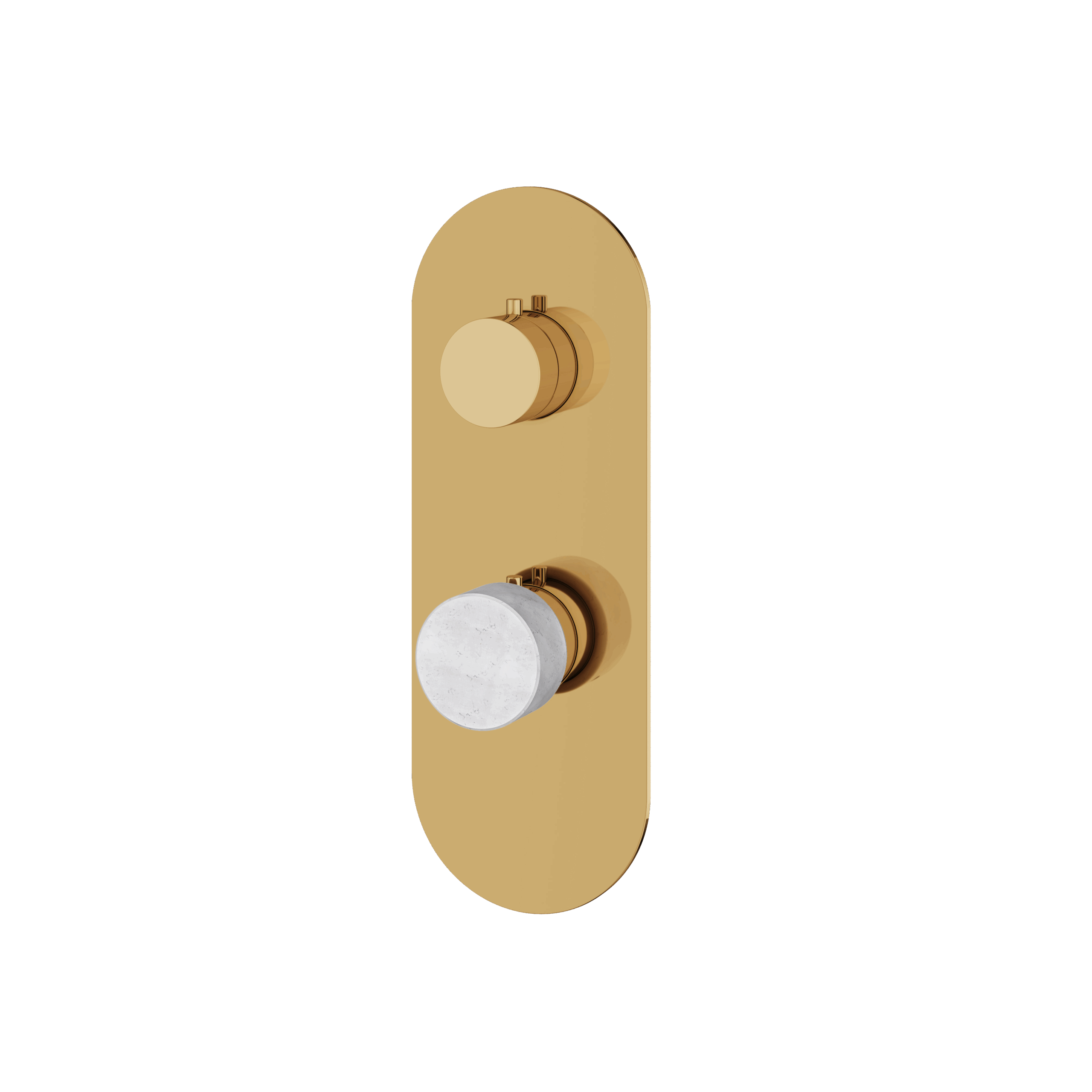 Aquabrass Marmo Trim Set - 2 Way Non Shared for T12123 Valve by Aquabrass