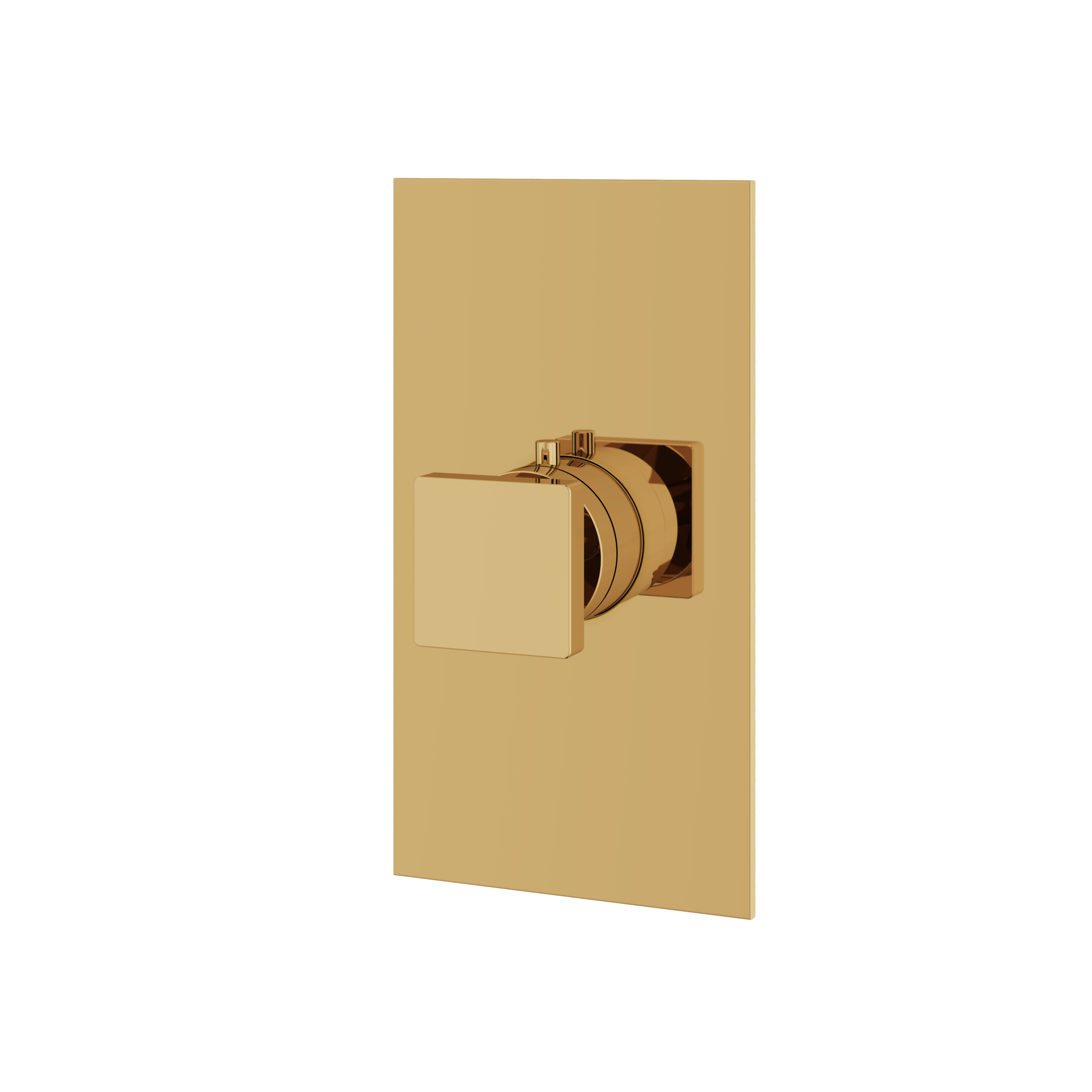 Aquabrass Square Trim Set - T12000 Valve by Aquabrass