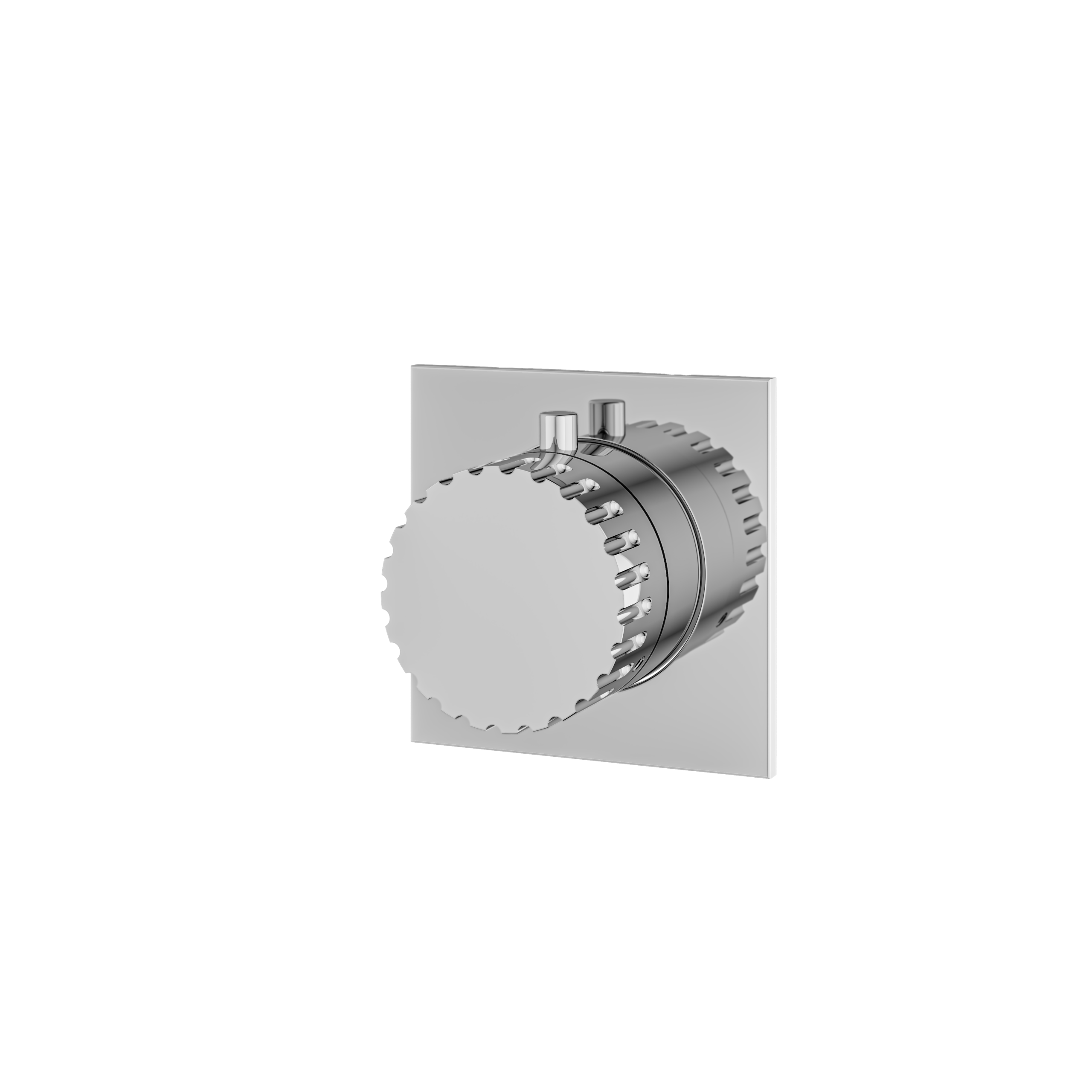 polished chrome trim