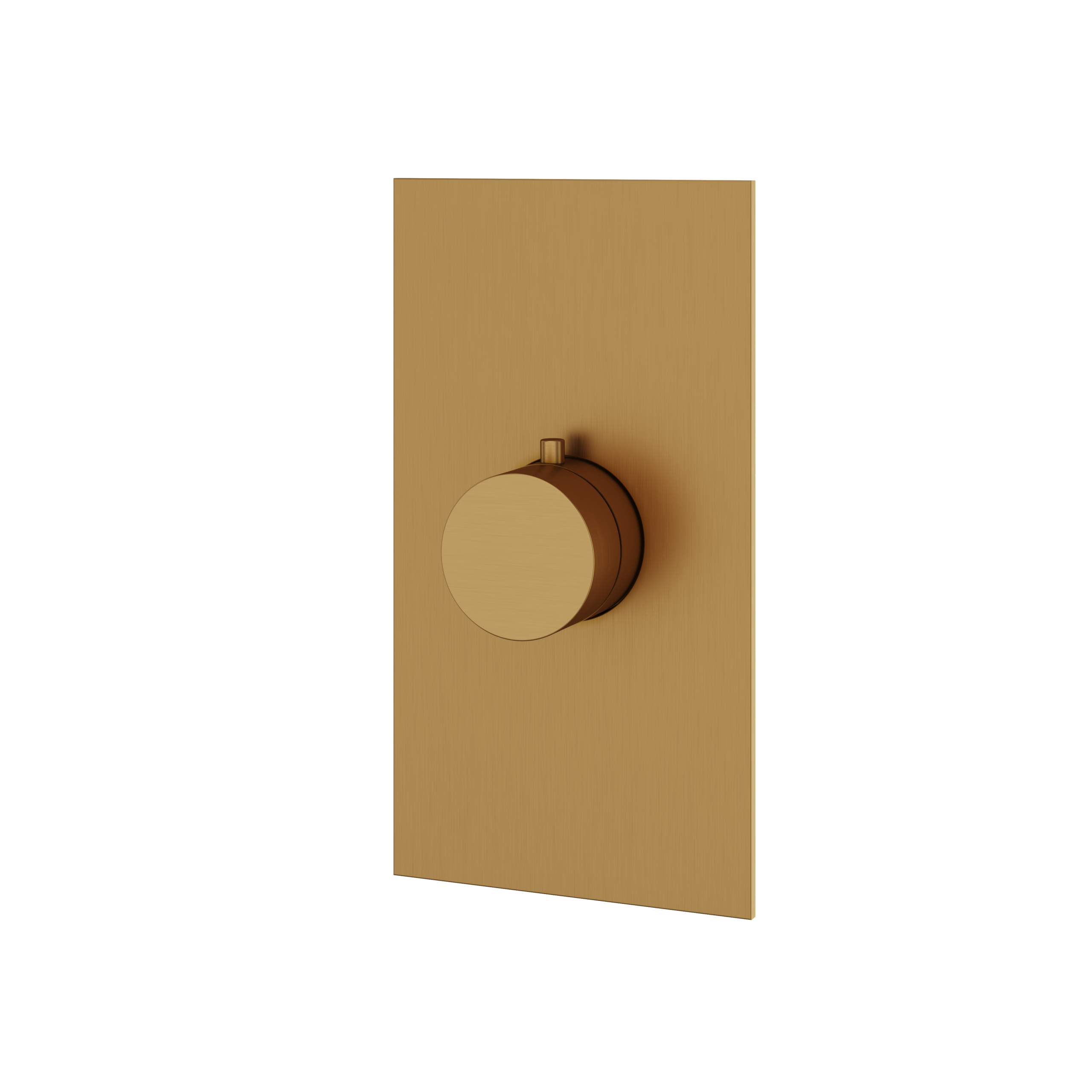 Aquabrass Square/Round Trim Set - T12000 Valve by Aquabrass