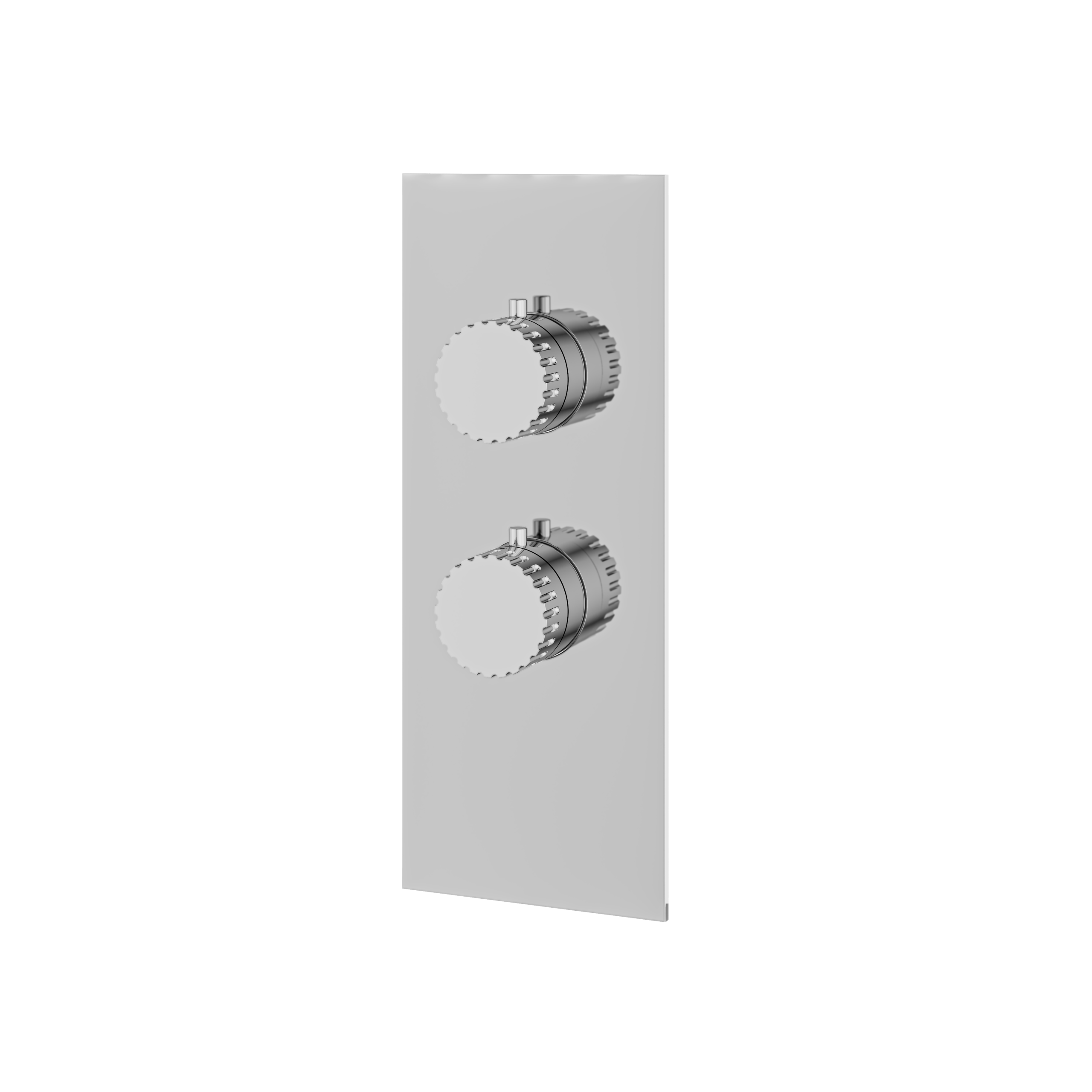 polished chrome trim