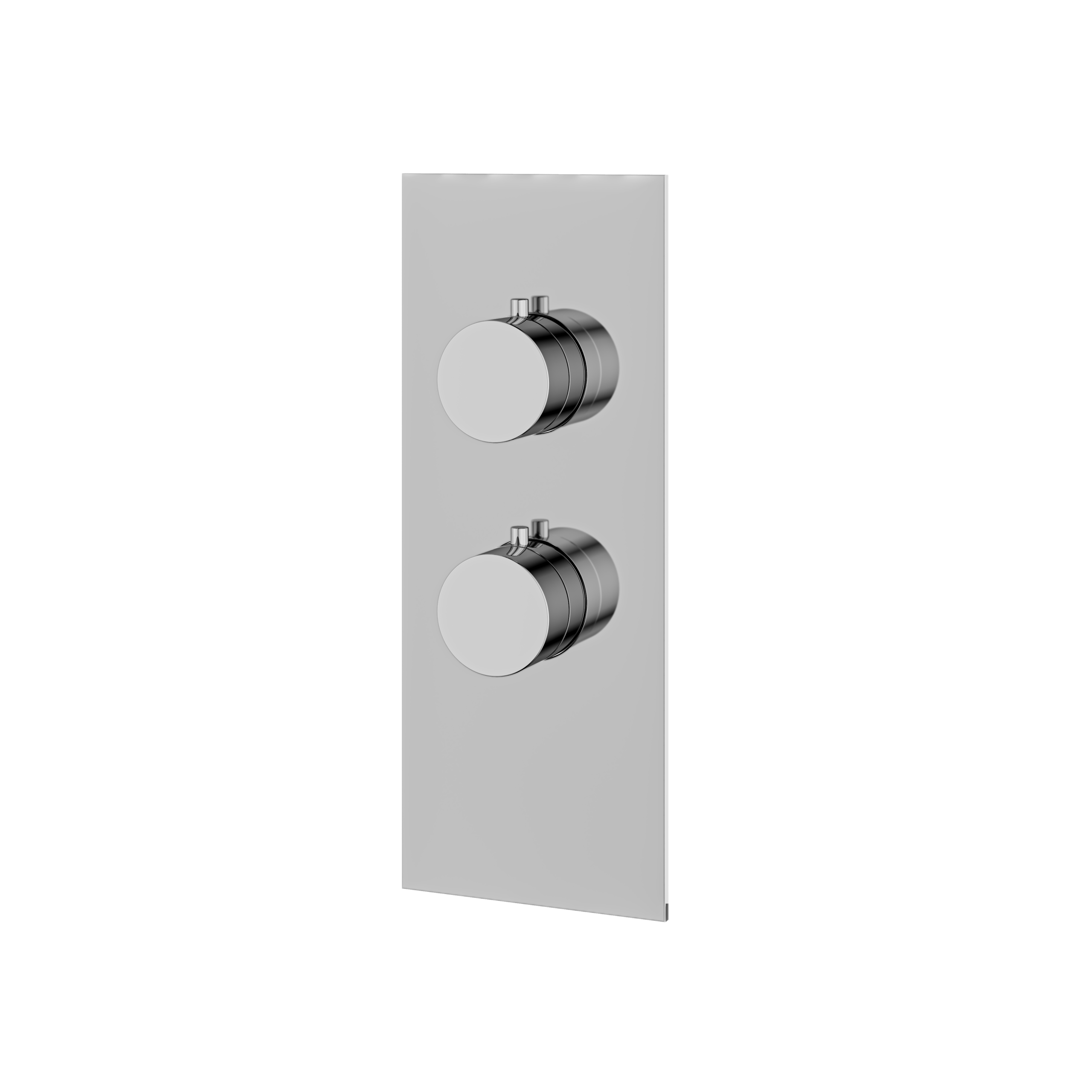 polished chrome trim