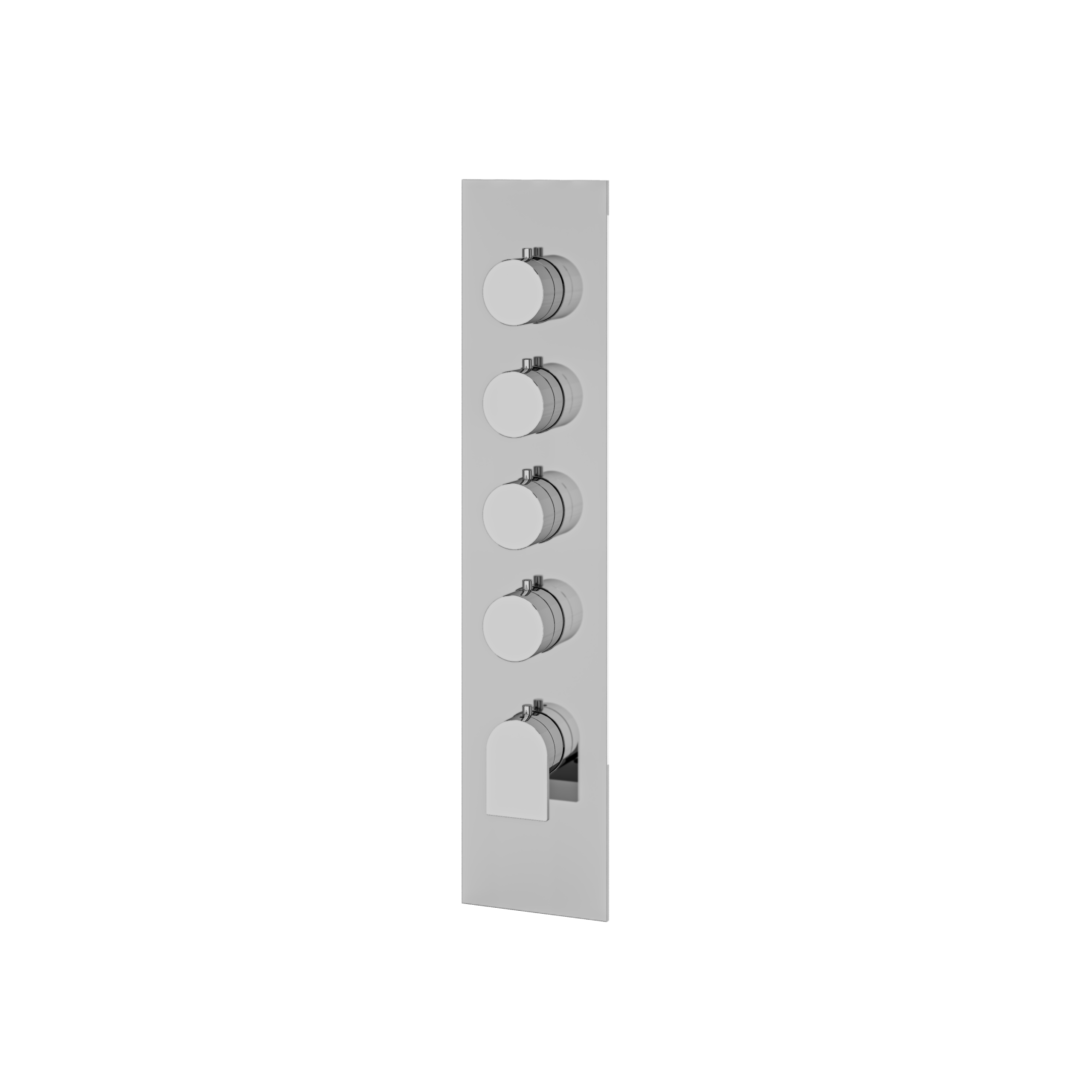 polished chrome trim