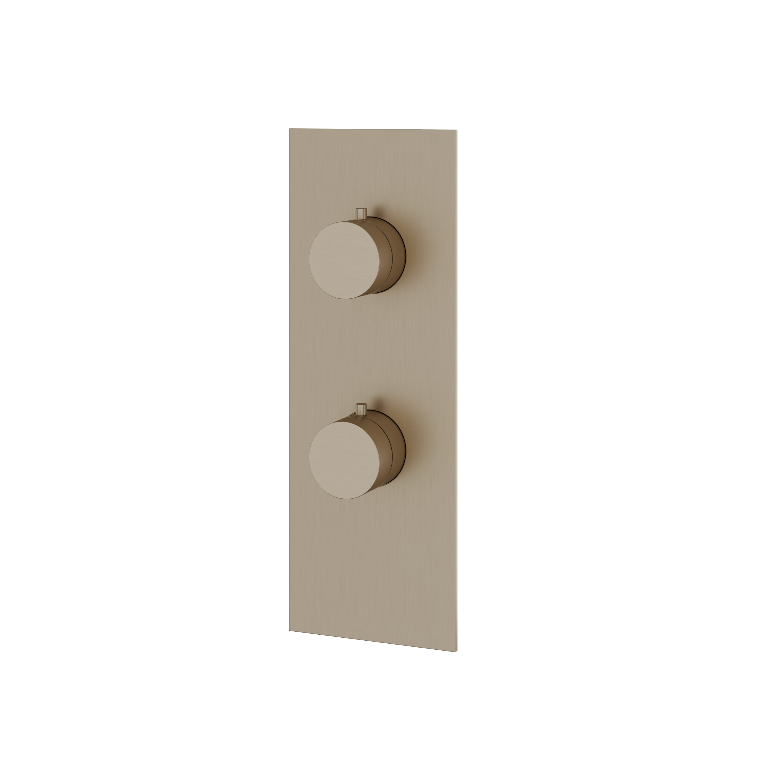Aquabrass Square/Round Trim Set - 2 Way Shared for T12123 Valve by Aquabrass