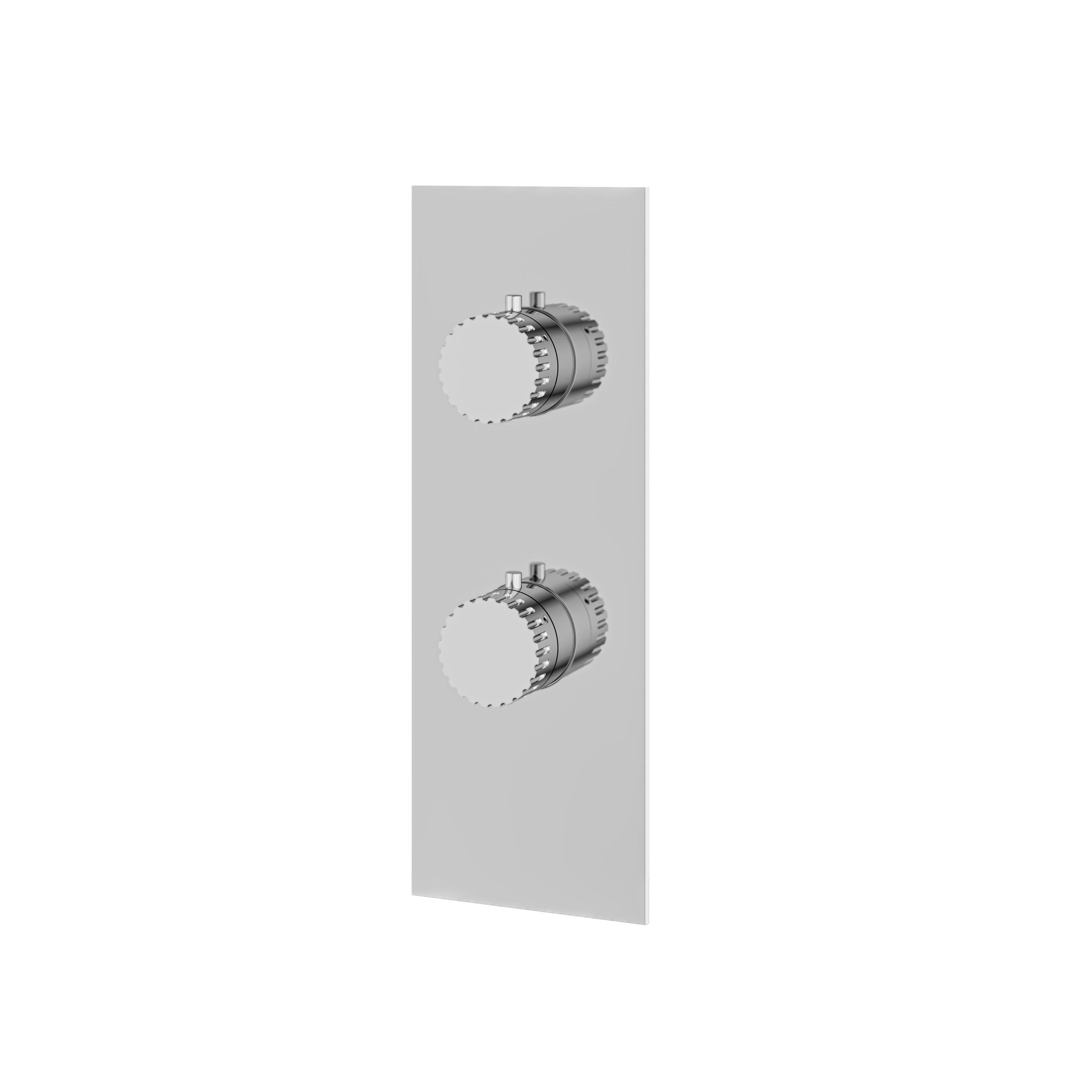 polished chrome trim