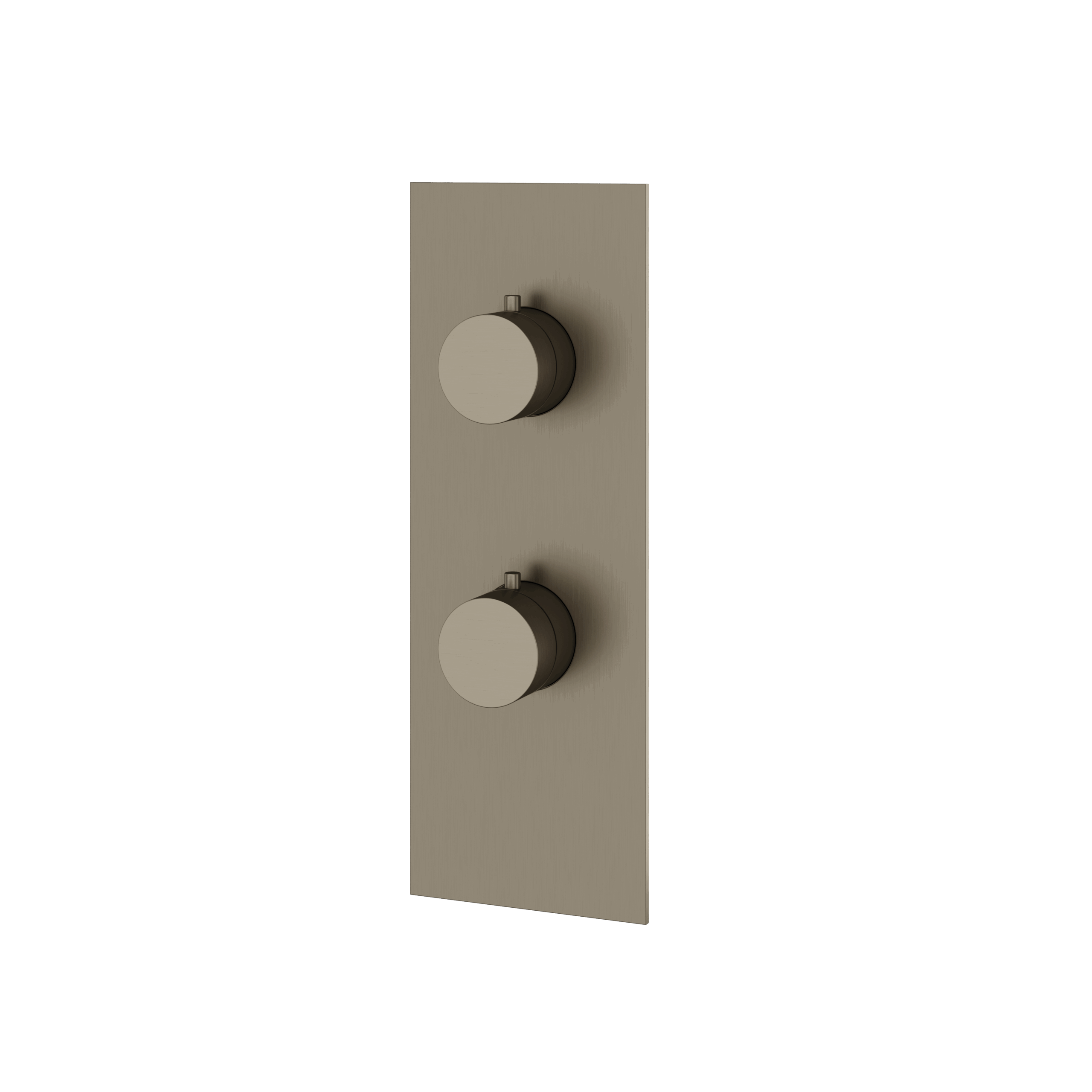 Aquabrass Square/Round Trim Set - 2 Way Non Shared for T12123 Valve by Aquabrass