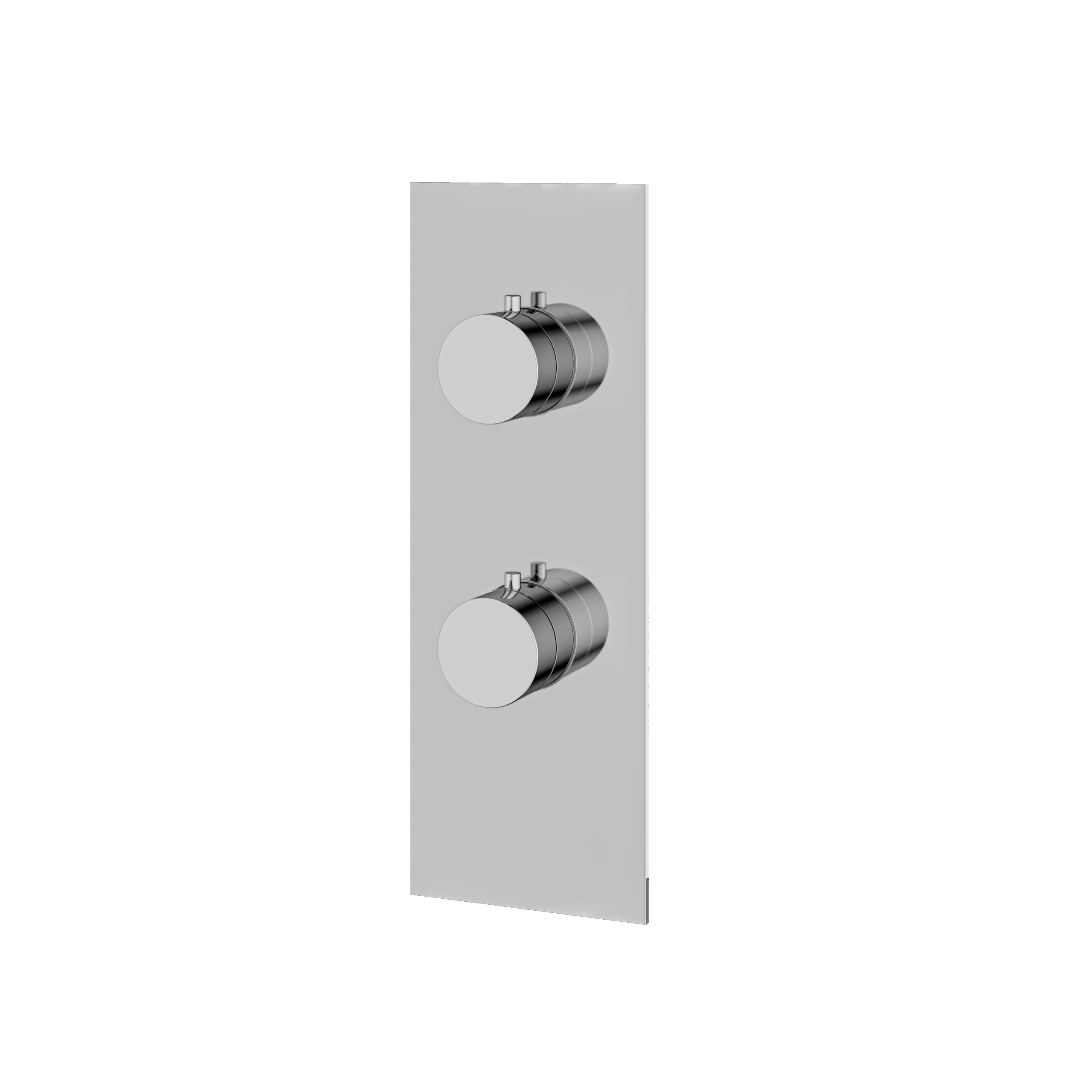 polished chrome trim