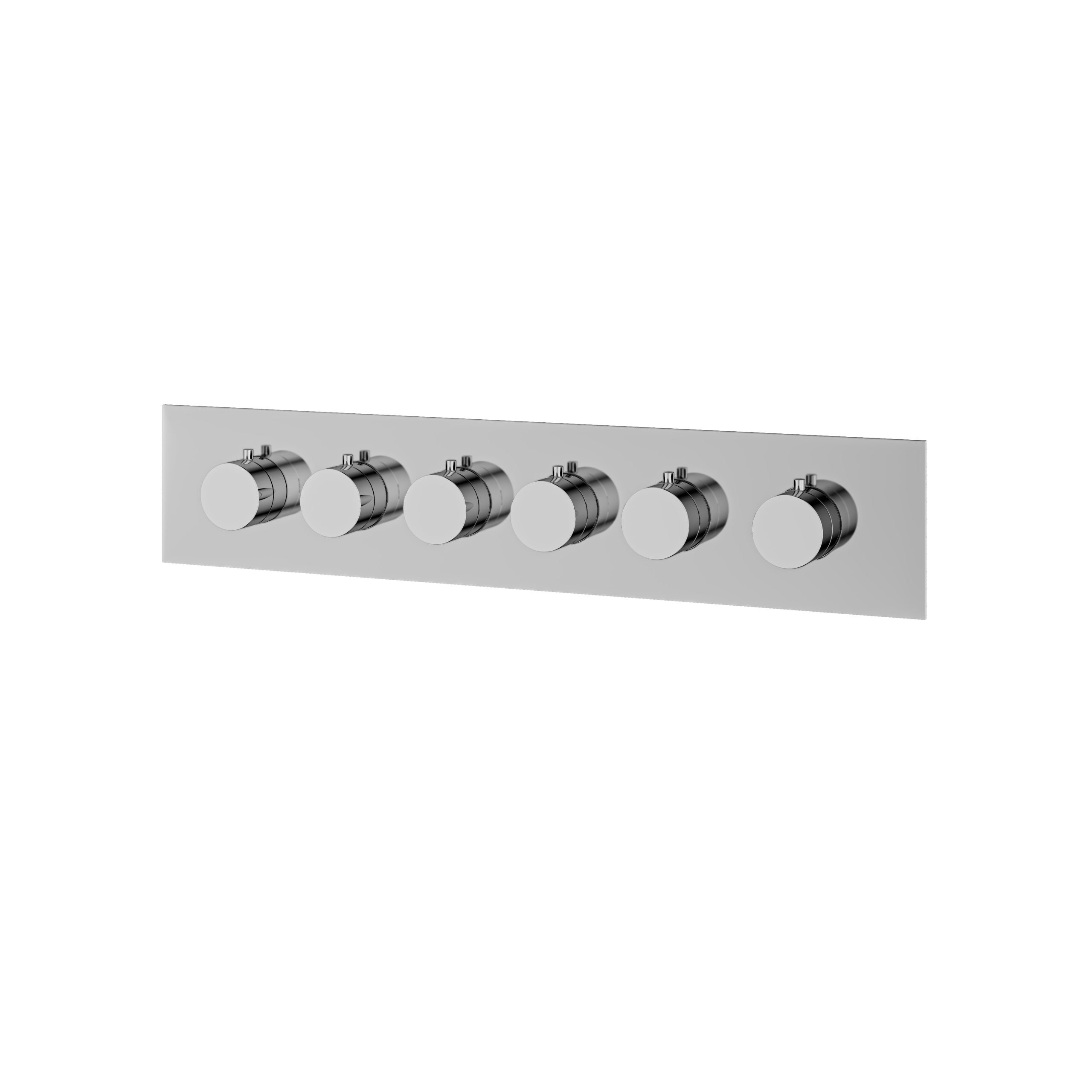 polished chrome trim