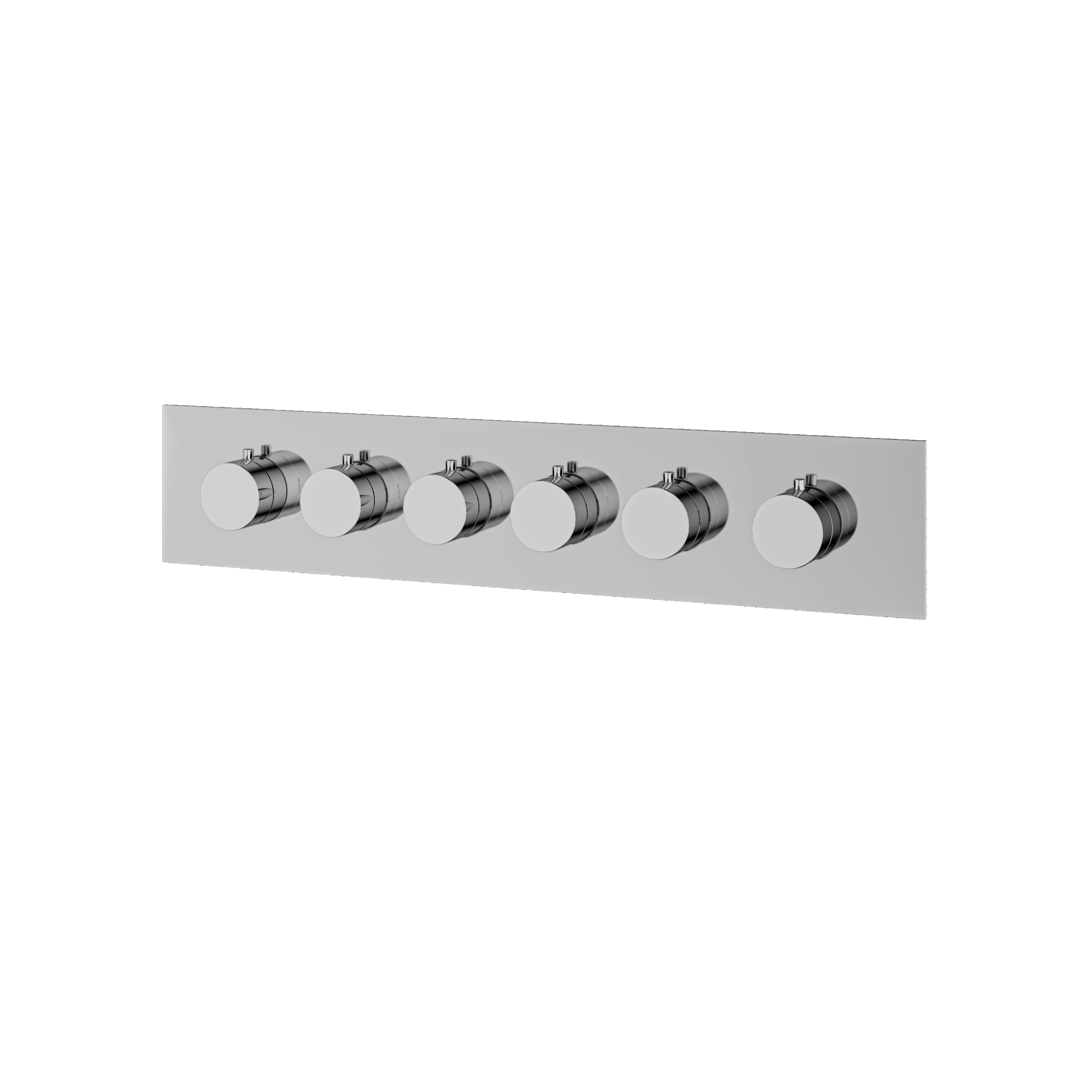 polished chrome trim
