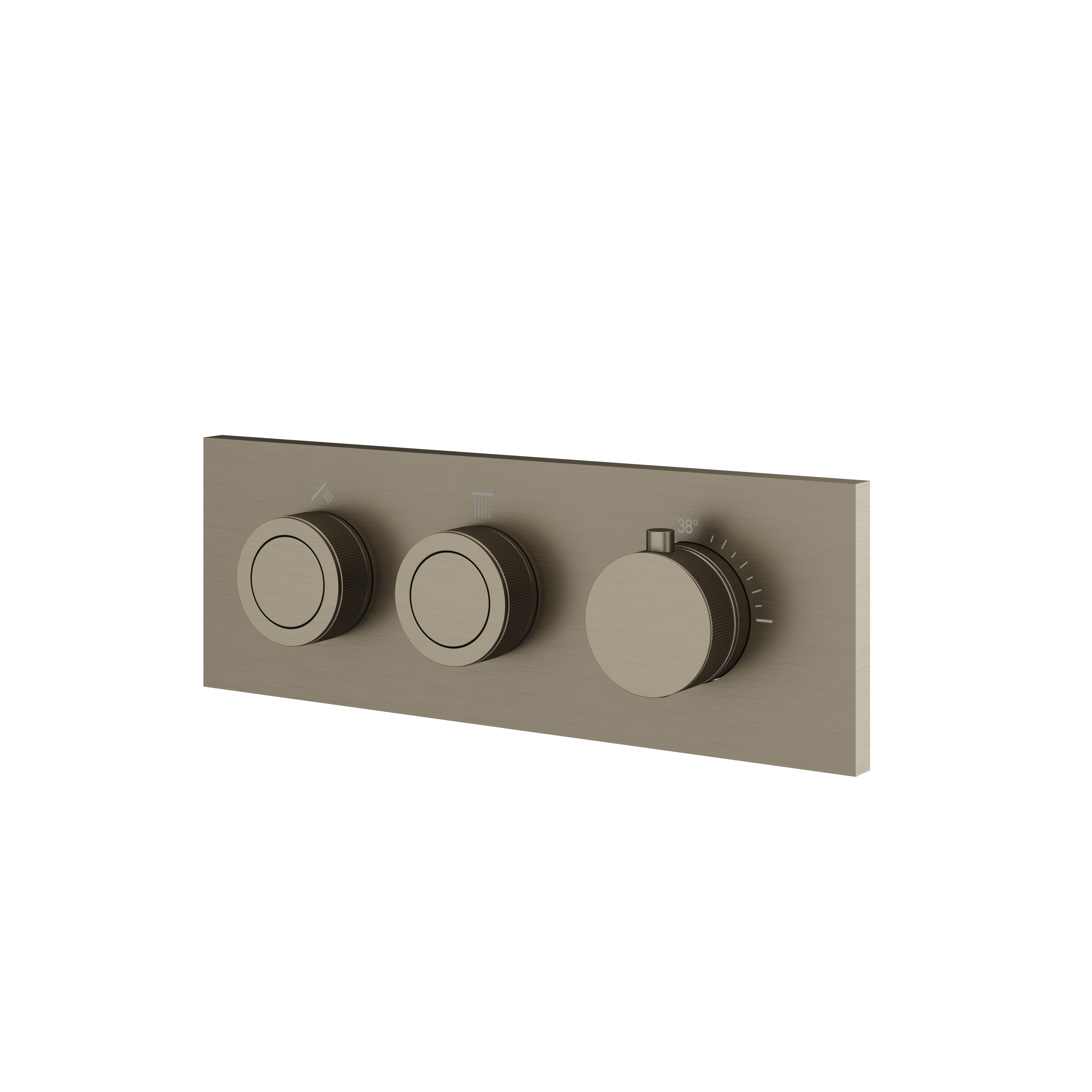 Aquabrass Touch 2 Way Shower Trim by Aquabrass