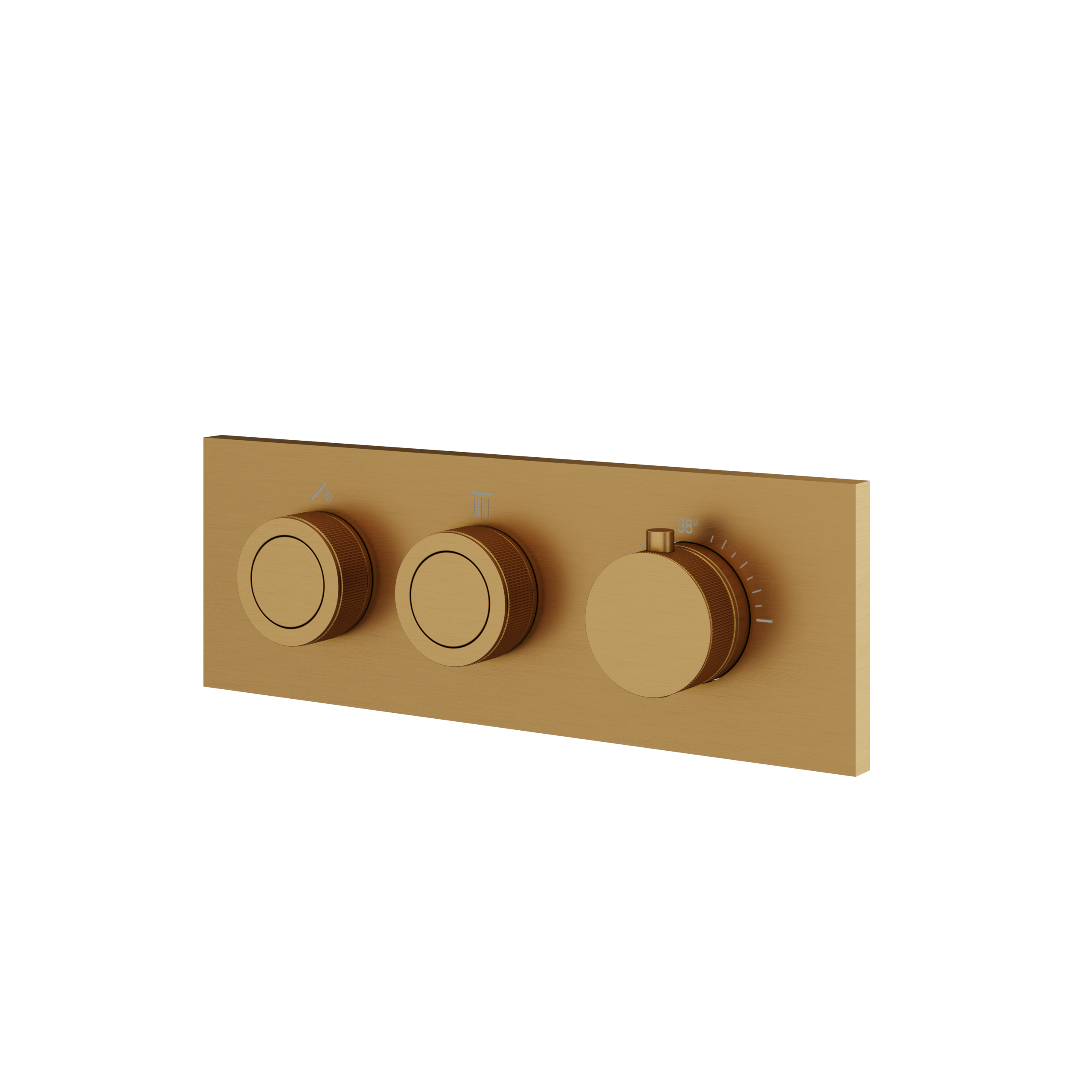 Aquabrass Touch 2 Way Shower Trim by Aquabrass