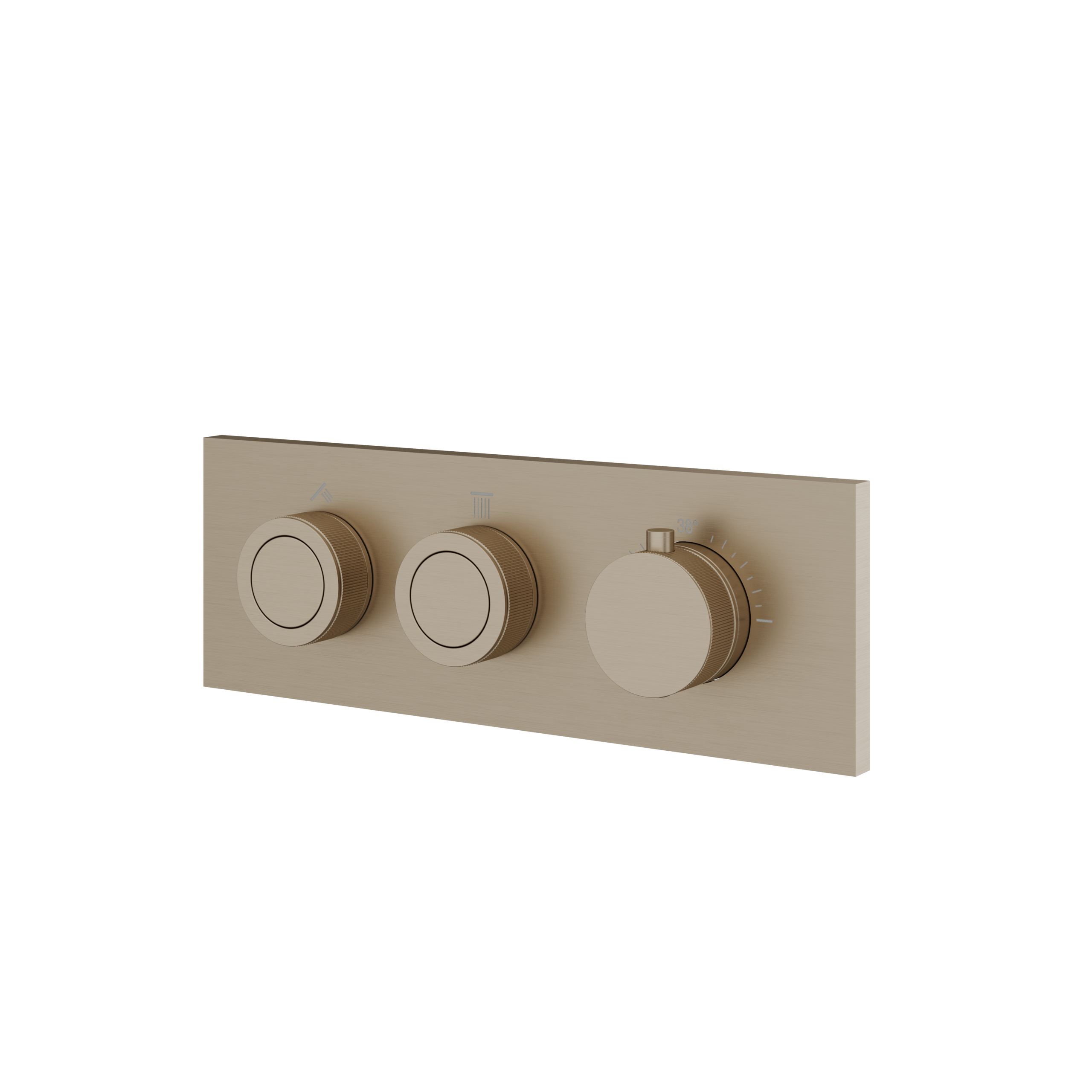 Aquabrass Touch 2 Way Shower Trim by Aquabrass
